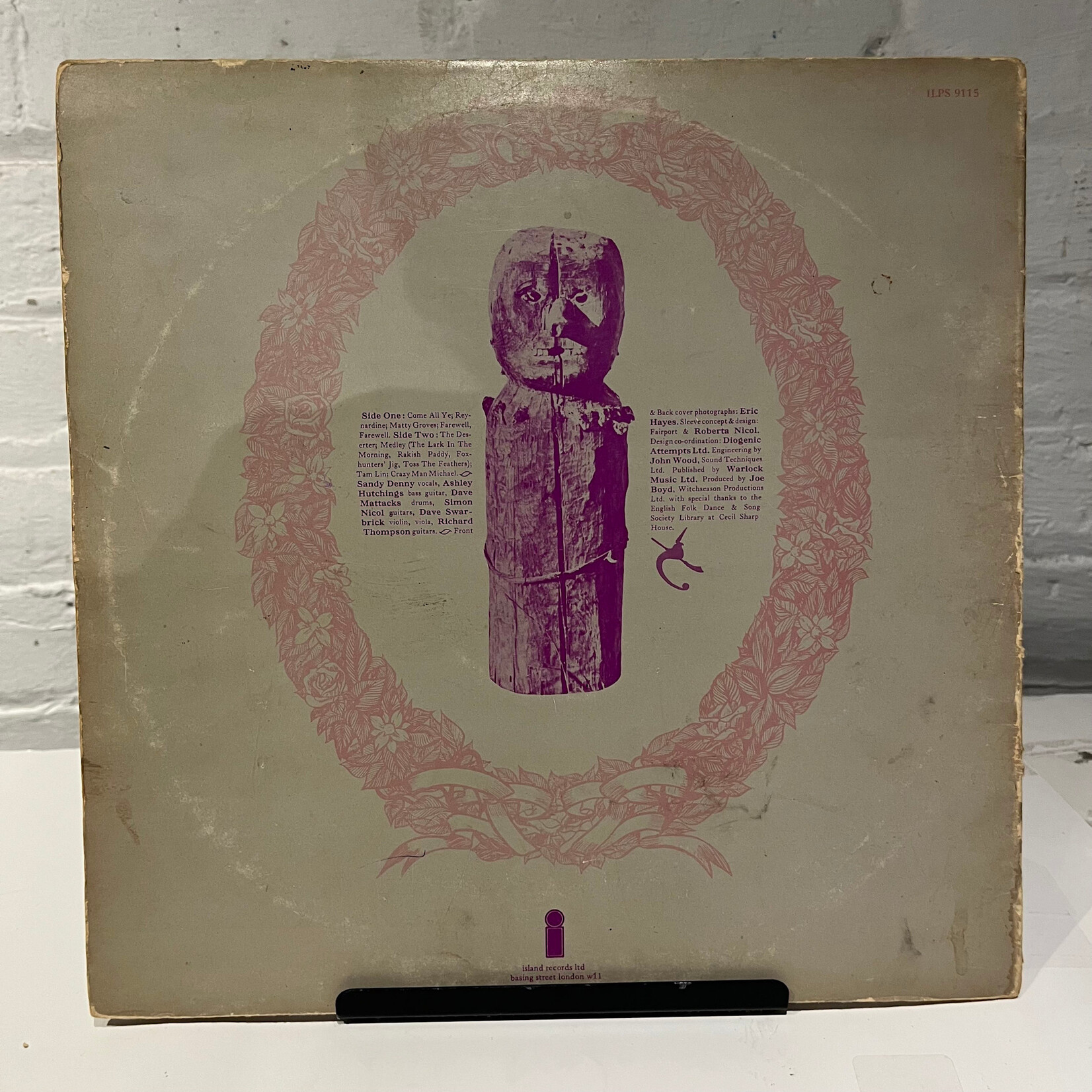 [Kollectible Vinyl] Fairport Convention: Liege & Lief  (1969, UK, Pink Island Label, VG) [ISLAND]