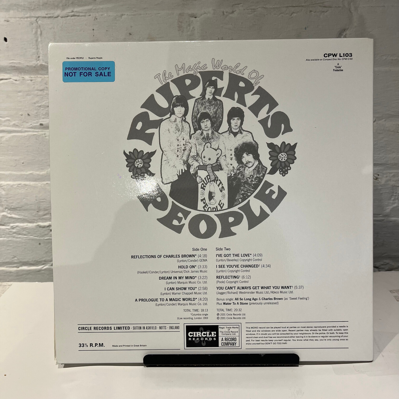[Kollectible Vinyl] Ruperts People: The Magic World Of Ruperts People (2001, UK, w/ 7" + Booklet, VG+) [CIRCLE]