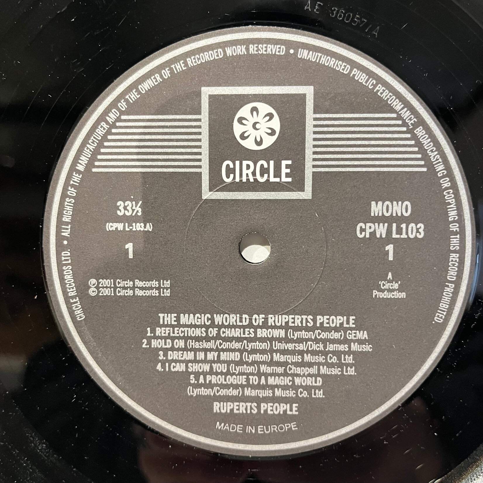 [Kollectible Vinyl] Ruperts People: The Magic World Of Ruperts People (2001, UK, w/ 7" + Booklet, VG+) [CIRCLE]