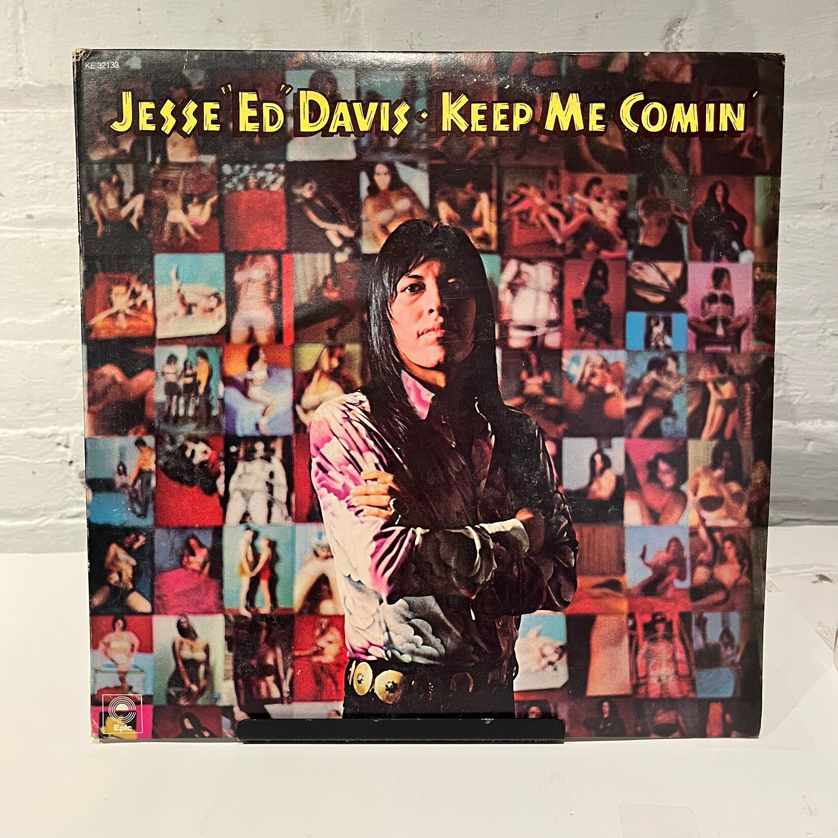 [Kollectible Vinyl] Davis, Jesse "Ed": Keep Me Comin' (1973, USA, w/ Insert + OG Inner, VG+) [EPIC]