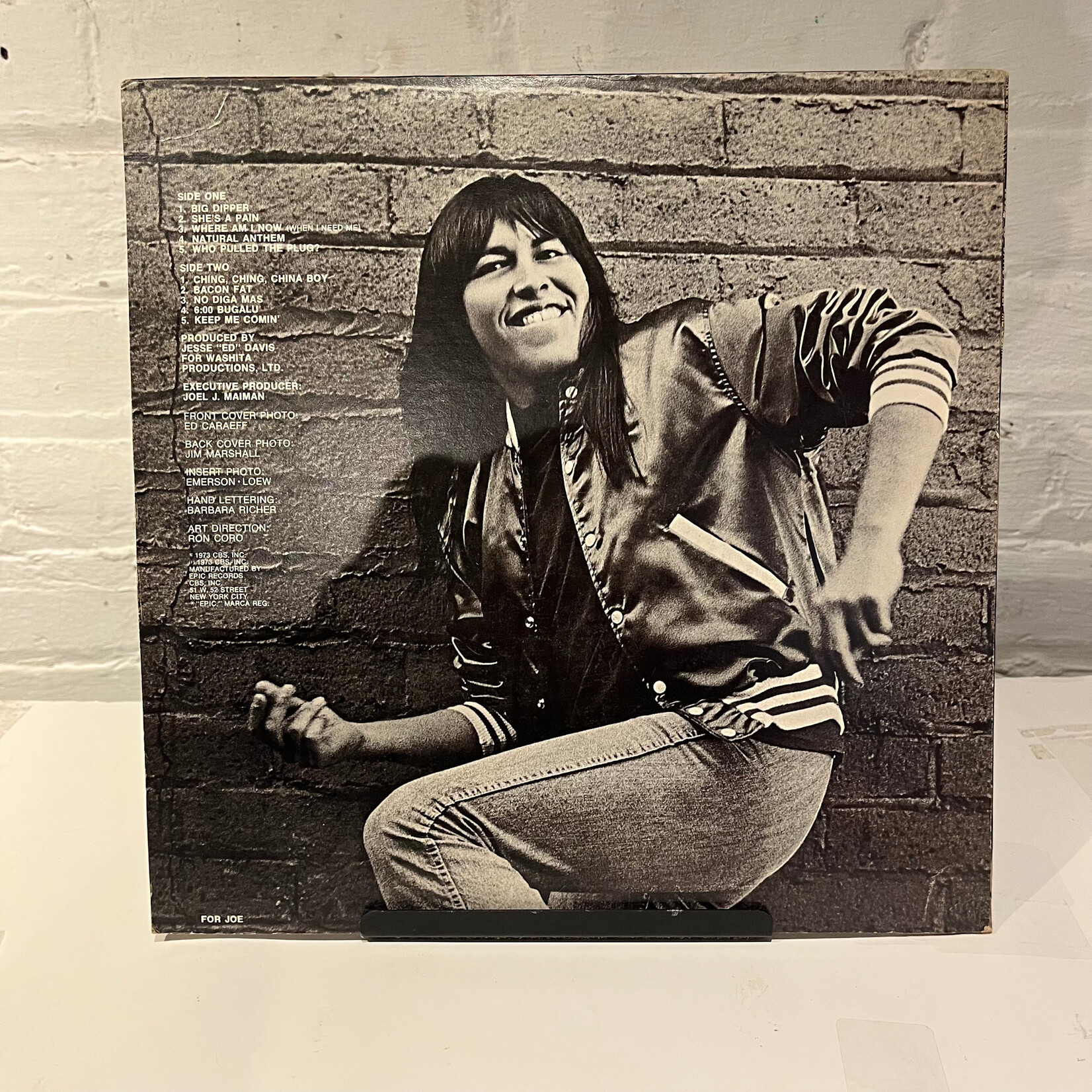 [Kollectible Vinyl] Davis, Jesse "Ed": Keep Me Comin' (1973, USA, w/ Insert + OG Inner, VG+) [EPIC]