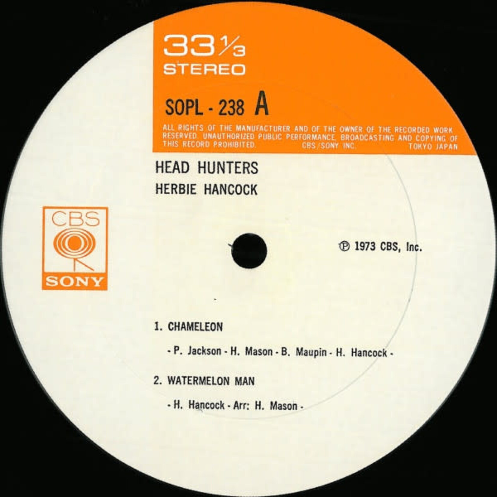 [Japanese Vintage] Herbie Hancock: Head Hunters (w/ OBI & Insert) [JAPANESE VINTAGE]