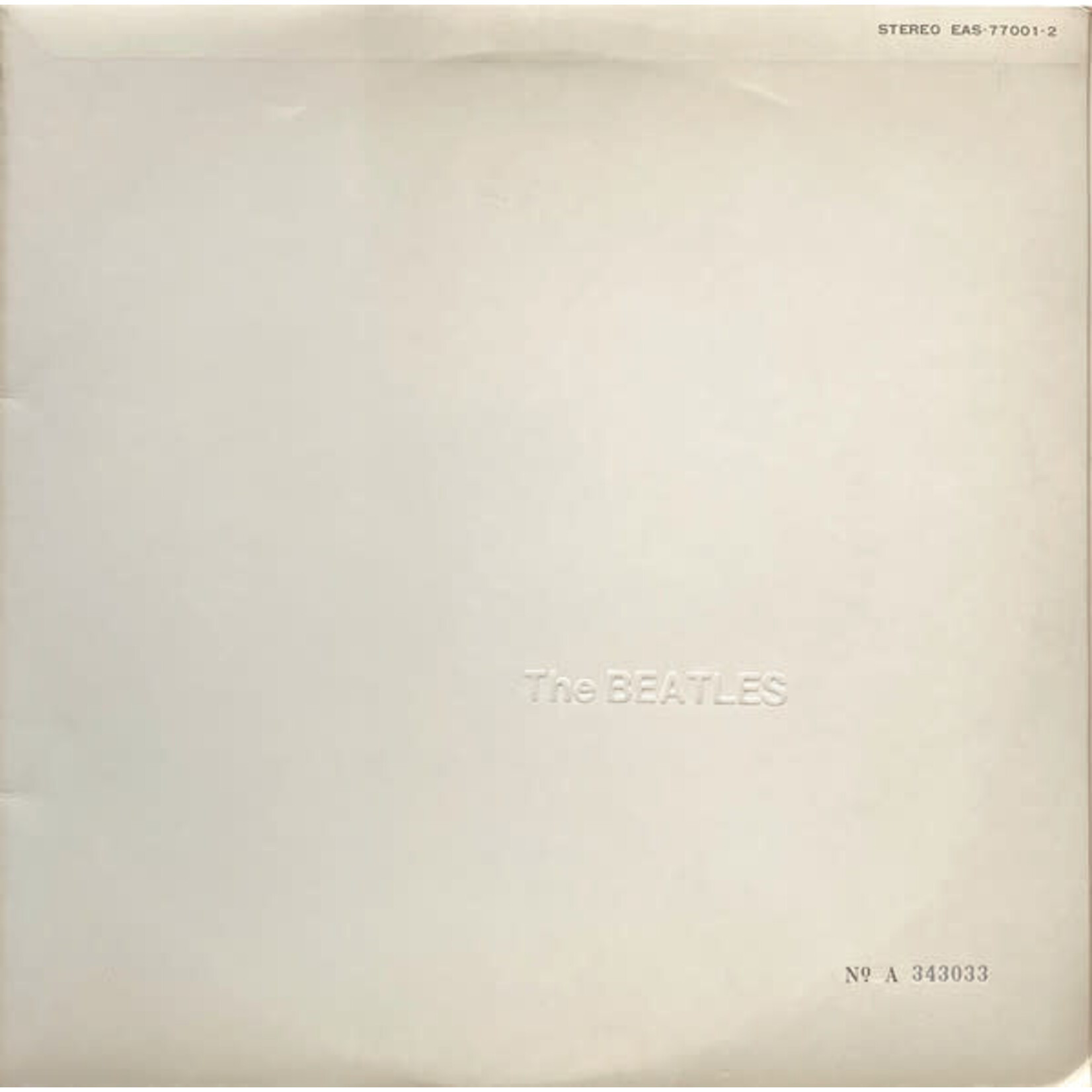 [Japanese Vintage] Beatles: self-titled (The White Album) (no OBI, w/ Insert) [JAPANESE VINTAGE]