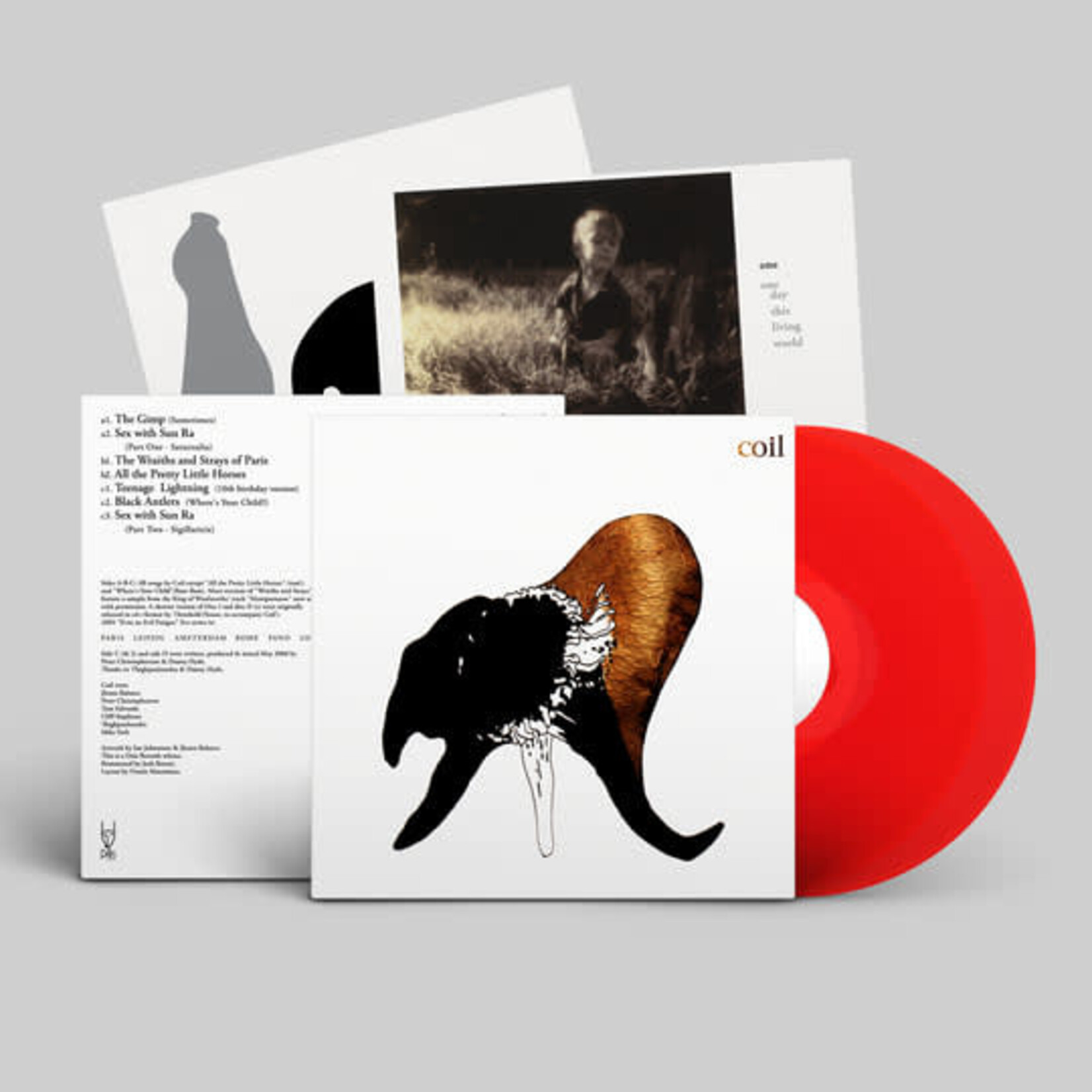 [New Vinyl] Coil: Black Antlers (2LP-clear red vinyl) [DAIS]