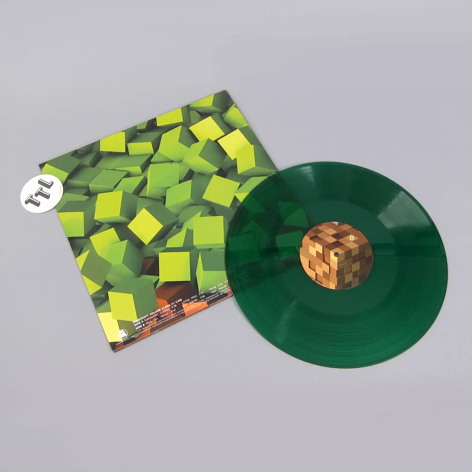 [New Vinyl] C418 - Minecraft Volume Alpha (soundtrack, transparent green vinyl)