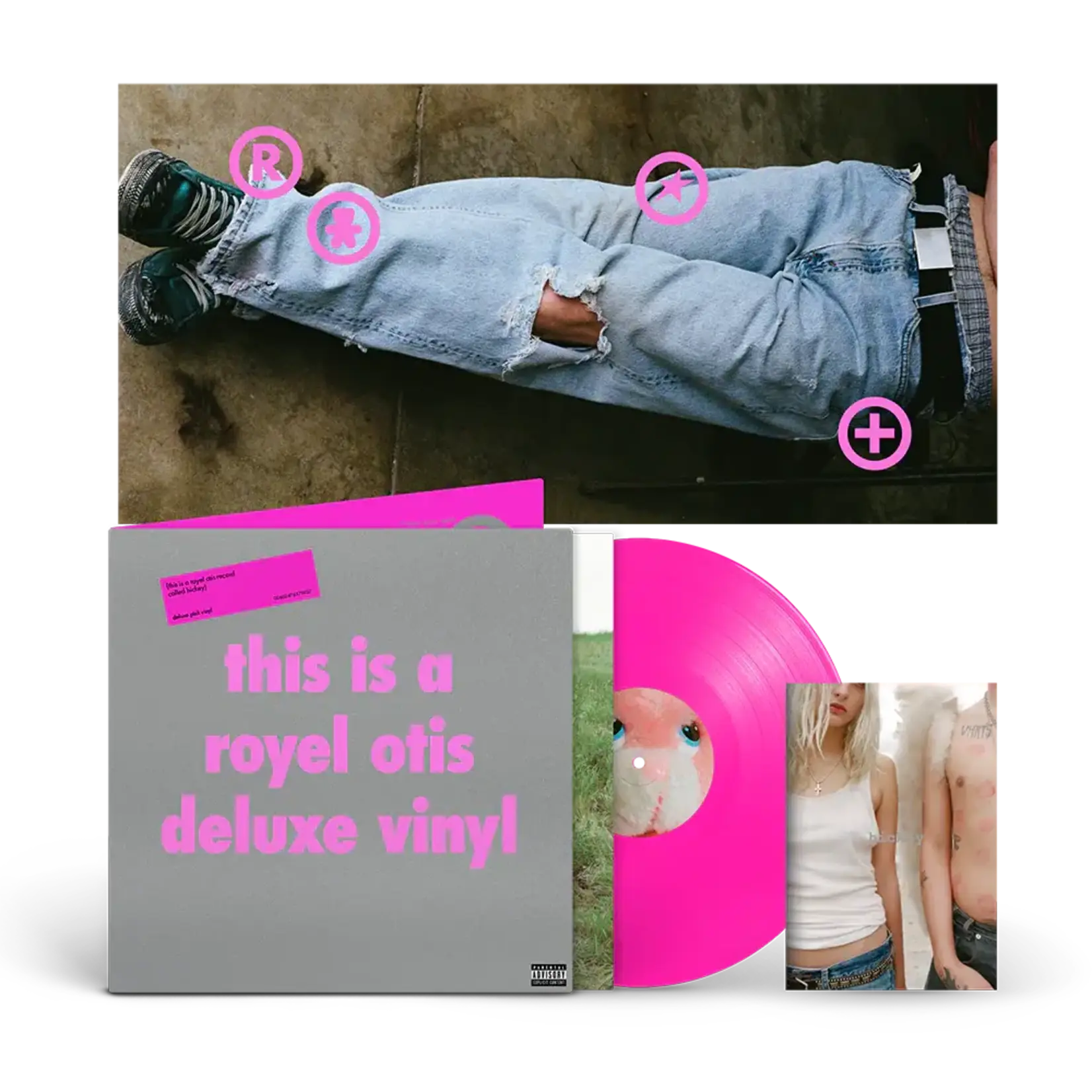 [New] Royel Otis: Hickey (dlx package) (neon pink vinyl) [CAPITOL]