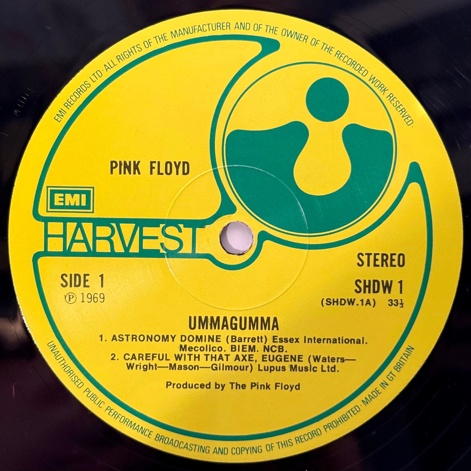 [Kollectible Vinyl] Pink Floyd: Ummagumma (1971, UK, Gigi Cover, VG+) [HARVEST/EMI]