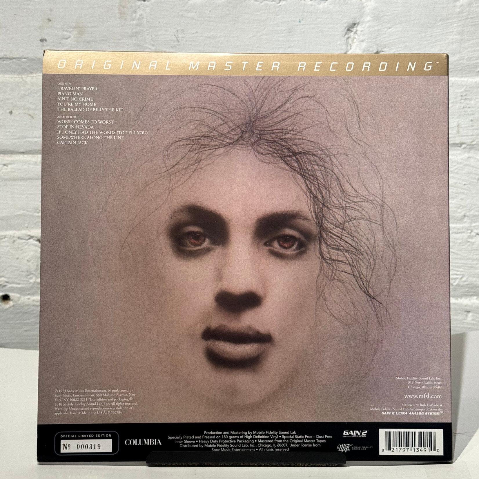 [Kollectible Vinyl] Joe, Billy: Piano Man (2011, USA, Ltd. Ed., Audiophile, EX) [MOFI/COLUMBIA]