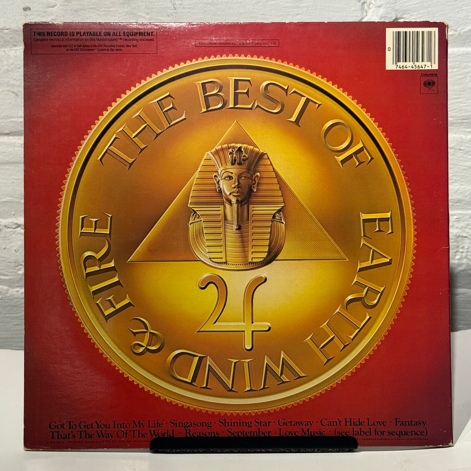 [Kollectible Vinyl] Earth, Wind & Fire: The Best Of Earth Wind & Fire Vol. I (1980, USA, Half-speed Master, VG+) [ARC]