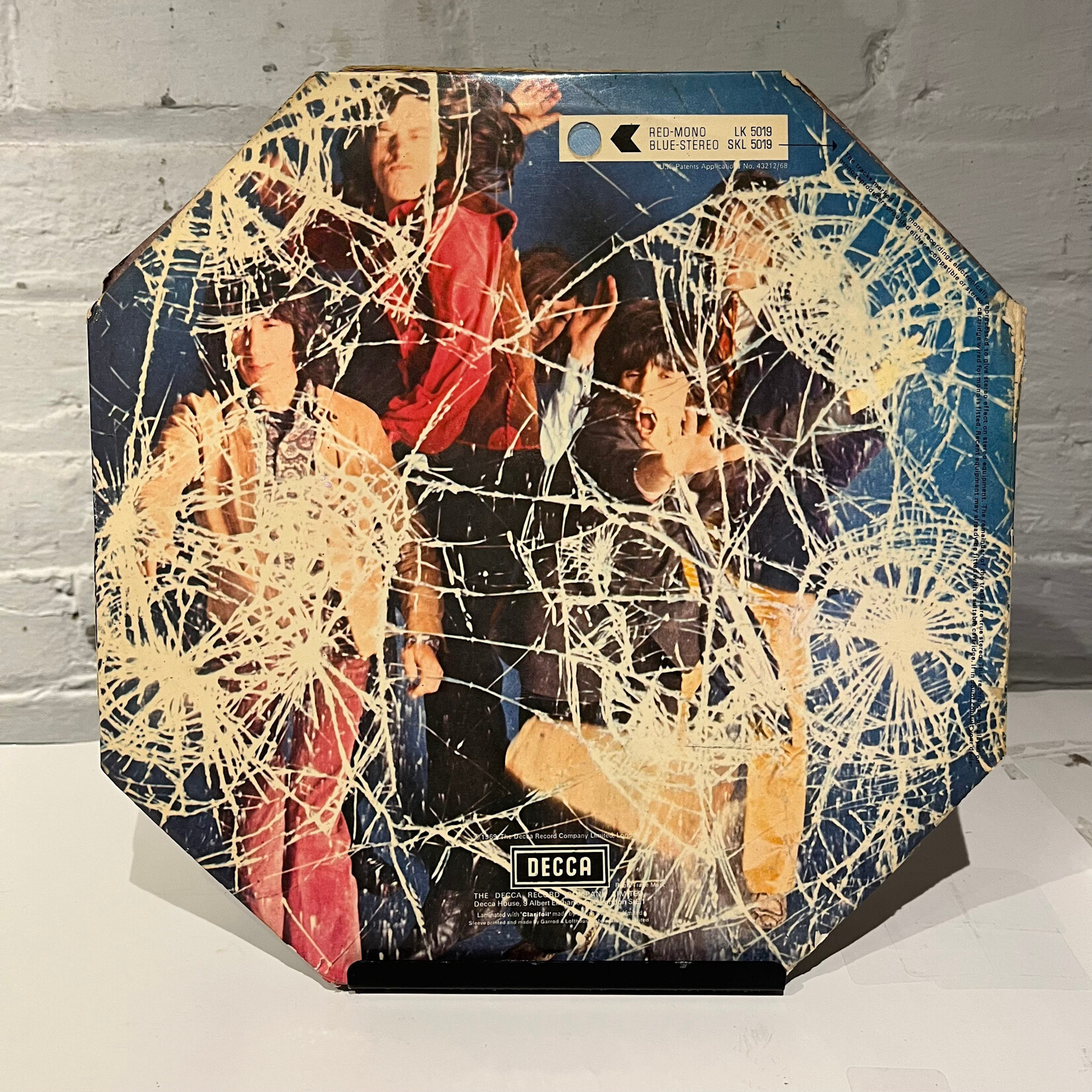 [Kollectible Vinyl] Rolling Stones: Through The Past, Darkly (Big Hits Vol. 2) (1969, UK, Boxed Decca, Die-cut Cover, Disc VG+)[DECCA]