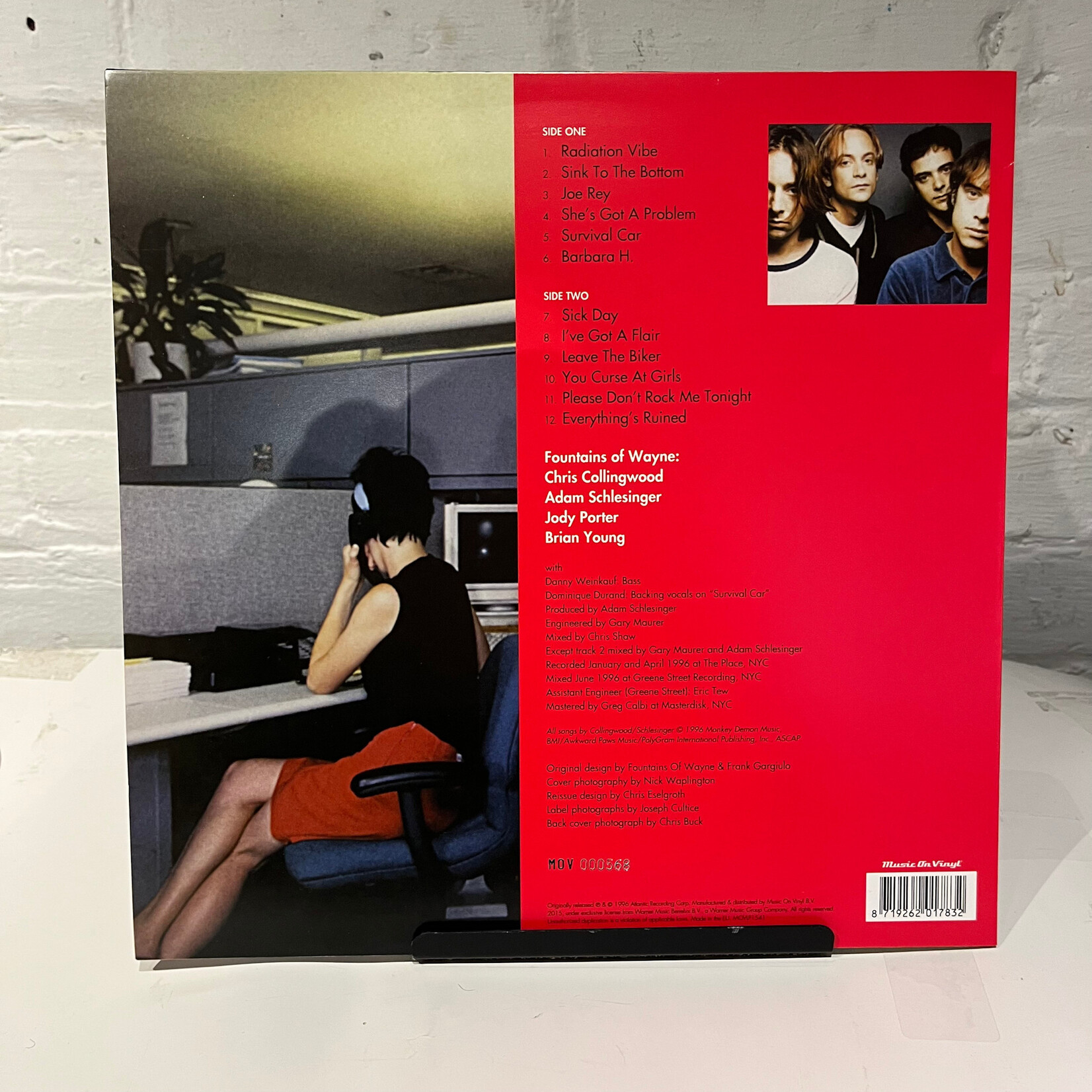 [Kollectible Vinyl] Fountains Of Wayne: Fountains Of Wayne (2021, Europe, Red Wax, Ex) [MUSIC ON VINYL]