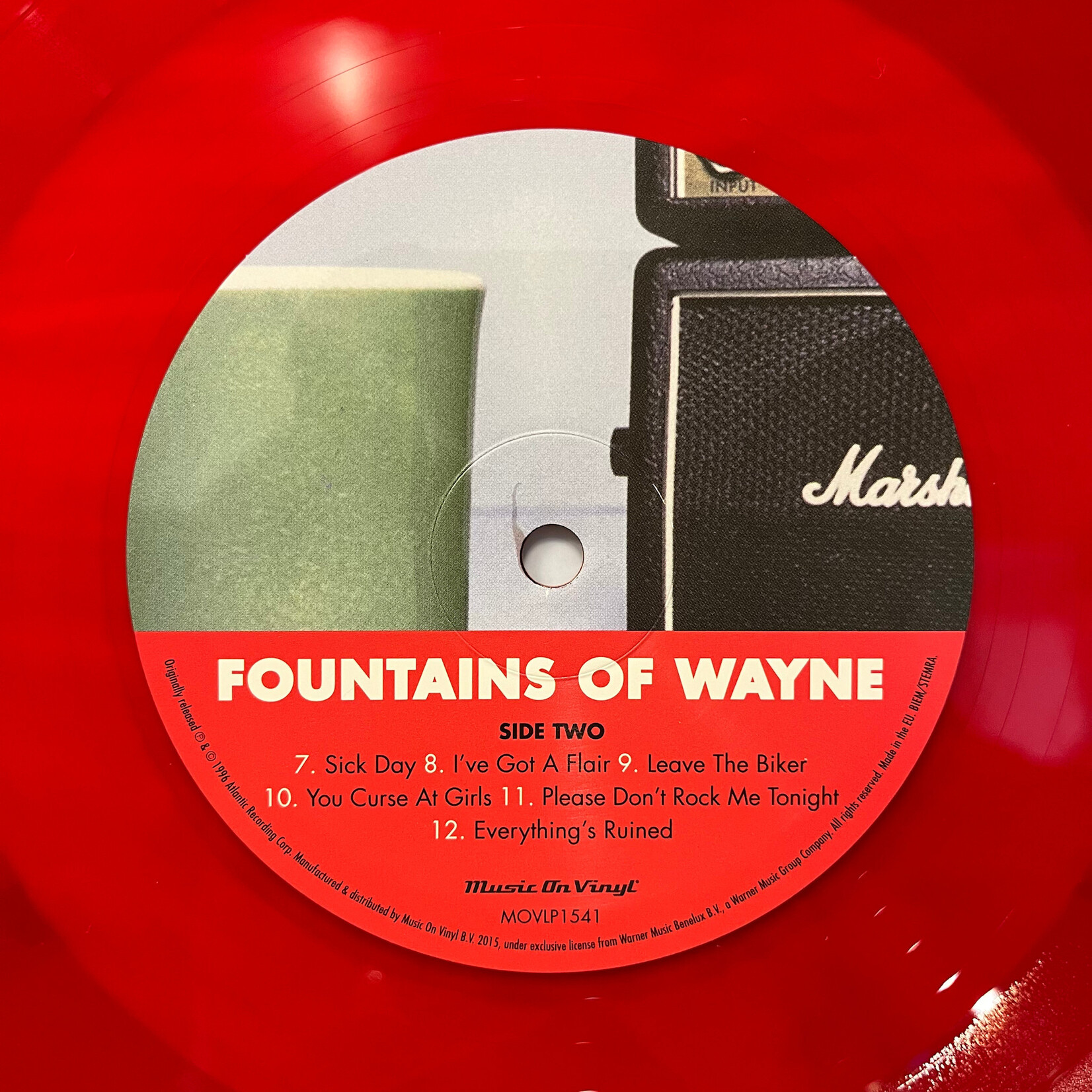 [Kollectible Vinyl] Fountains Of Wayne: Fountains Of Wayne (2021, Europe, Red Wax, Ex) [MUSIC ON VINYL]