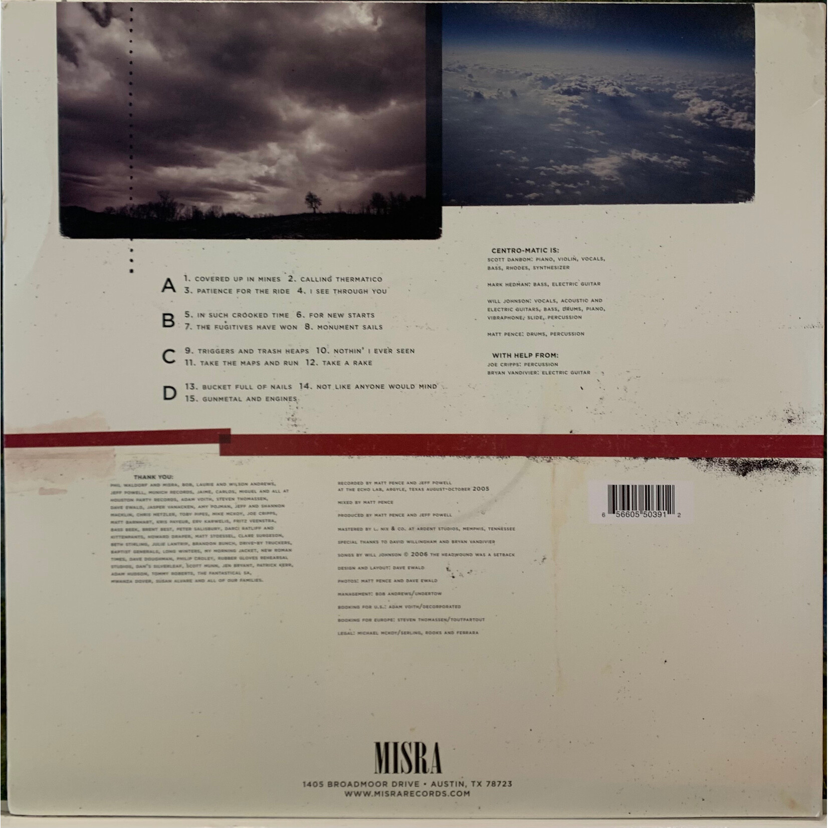 [Kollectible Vinyl] Centro-Matic: Fort Recovery (2006, USA, VG+) [MISRA]