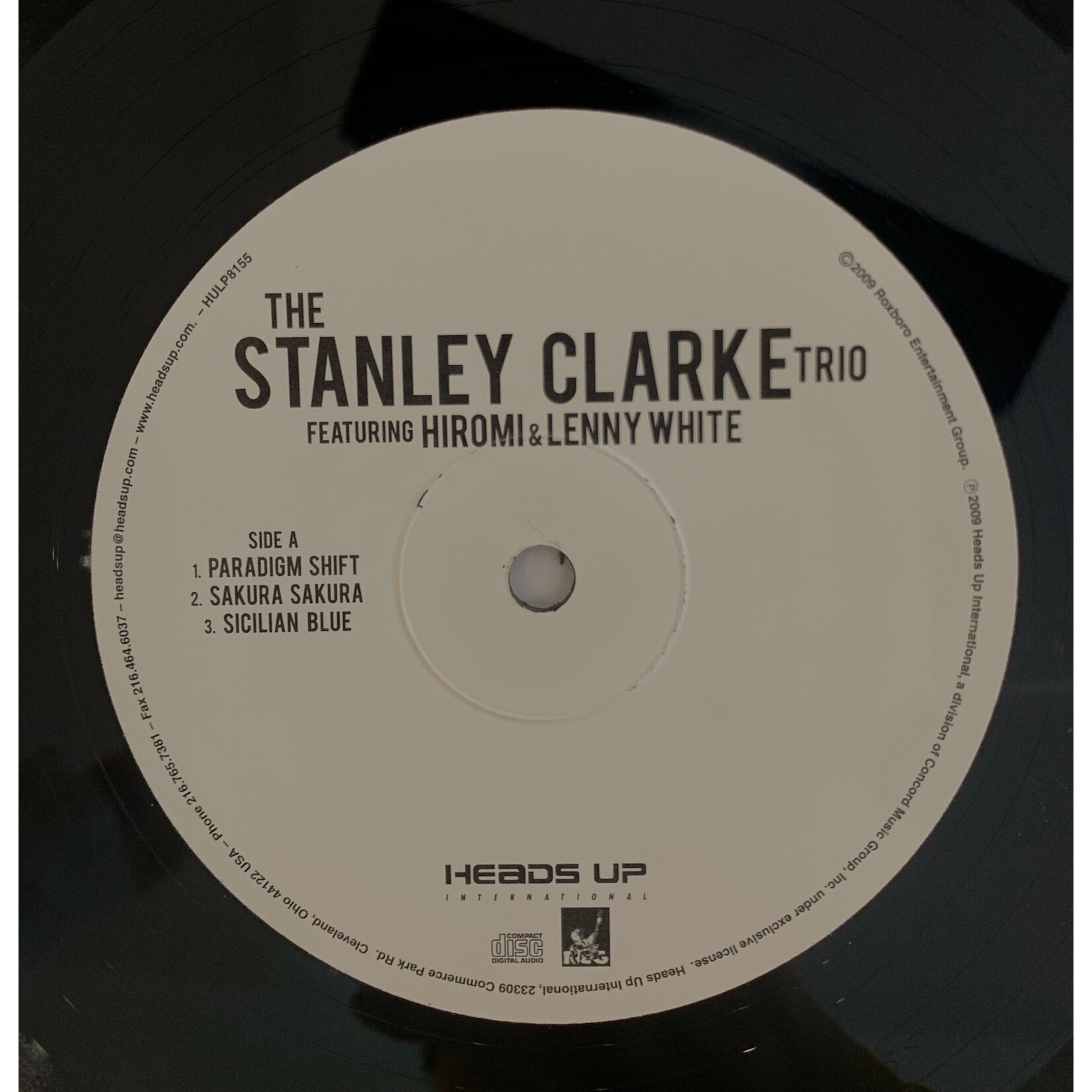 [Kollectible Vinyl] Stanley Clarke Trio with Hiromi & Lenny White: Jazz In The Garden (2009, USA, 2LP, EX) [HEADS UP INTERNATIONAL]