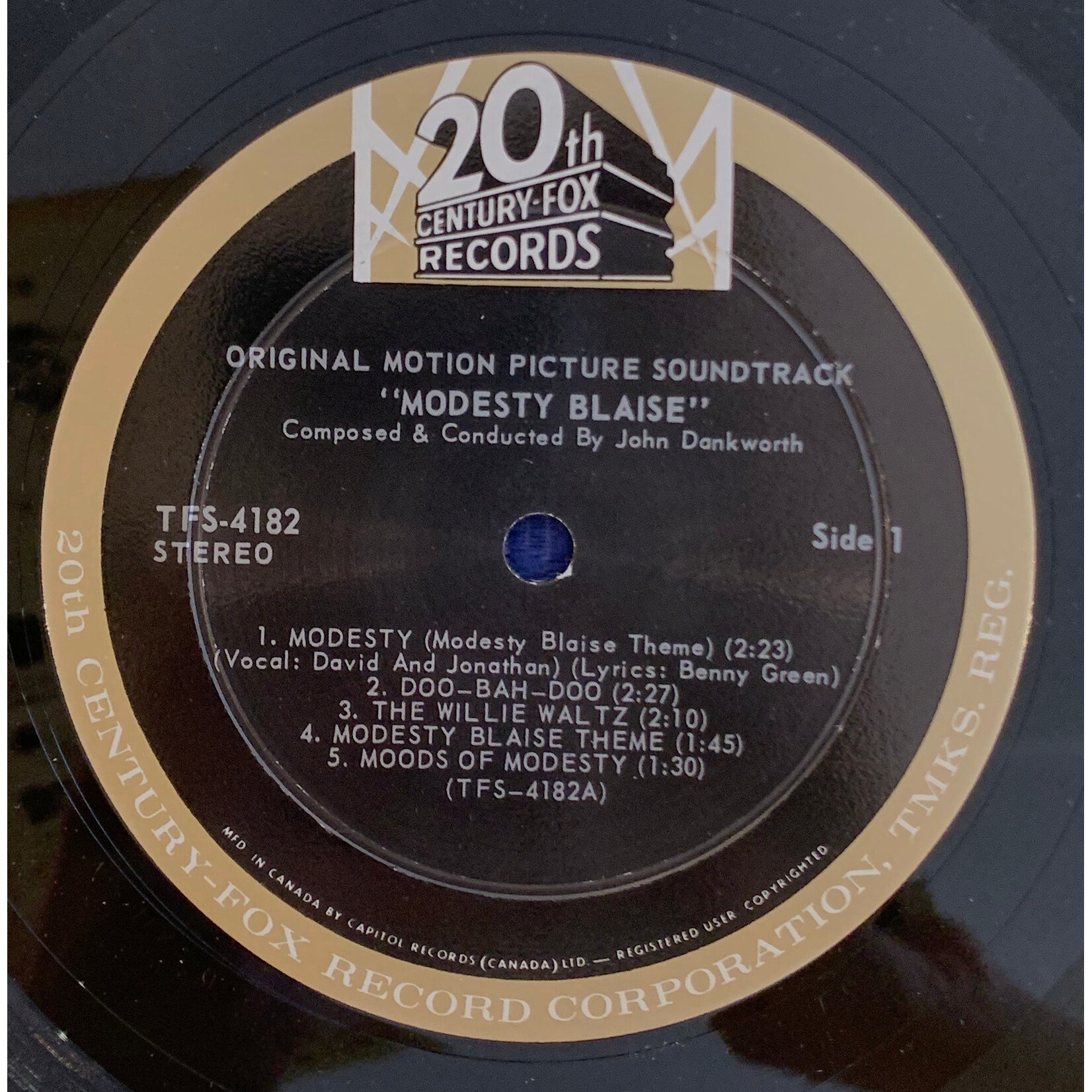 [Kollectible Vinyl] Dankworth, John: Modesty Blaise (1966, USA, EX)[20th CENTURY FOX]