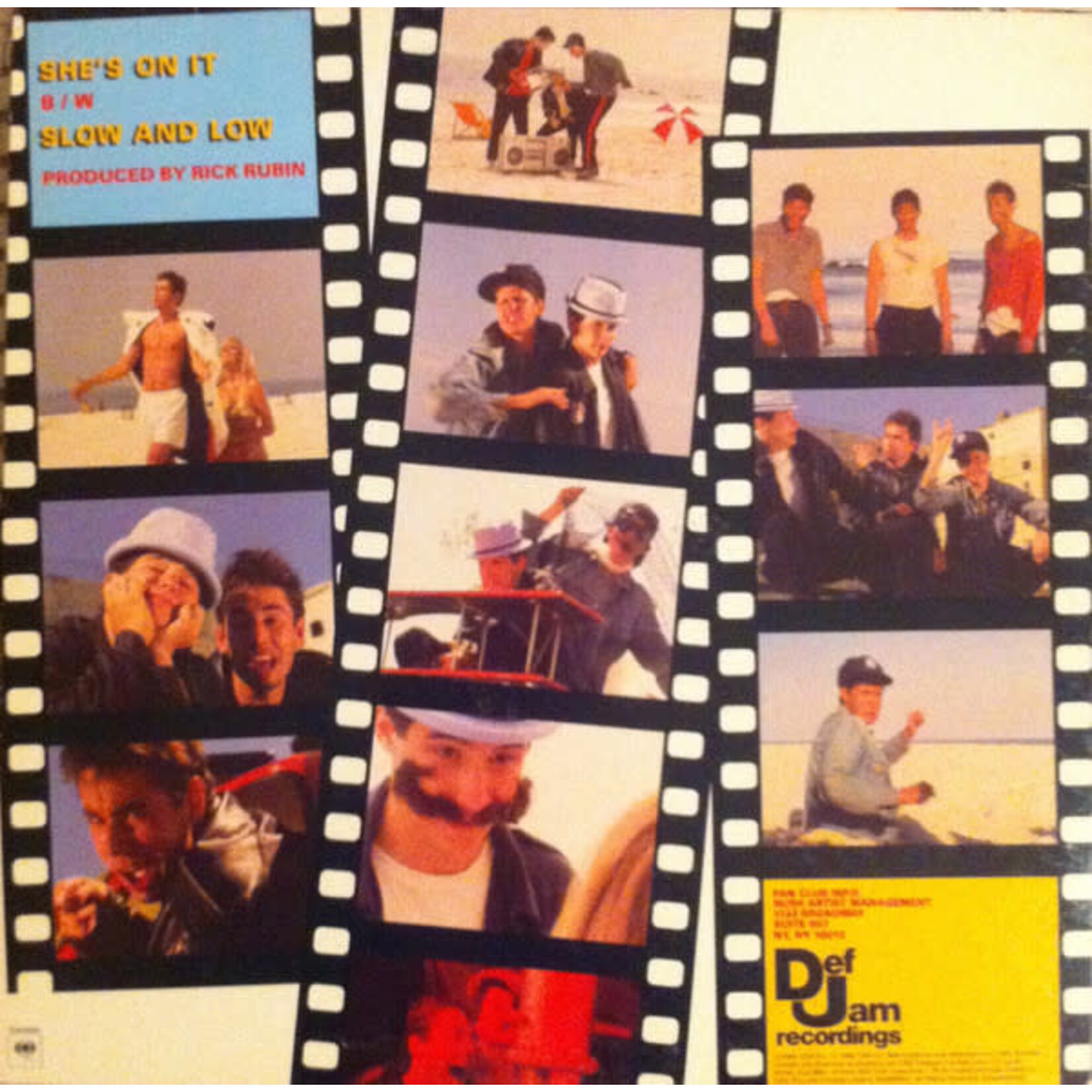 [Nick's Disk Pics] Beastie Boys: She's On It (1985, Canada, 12") [COLUMBIA]