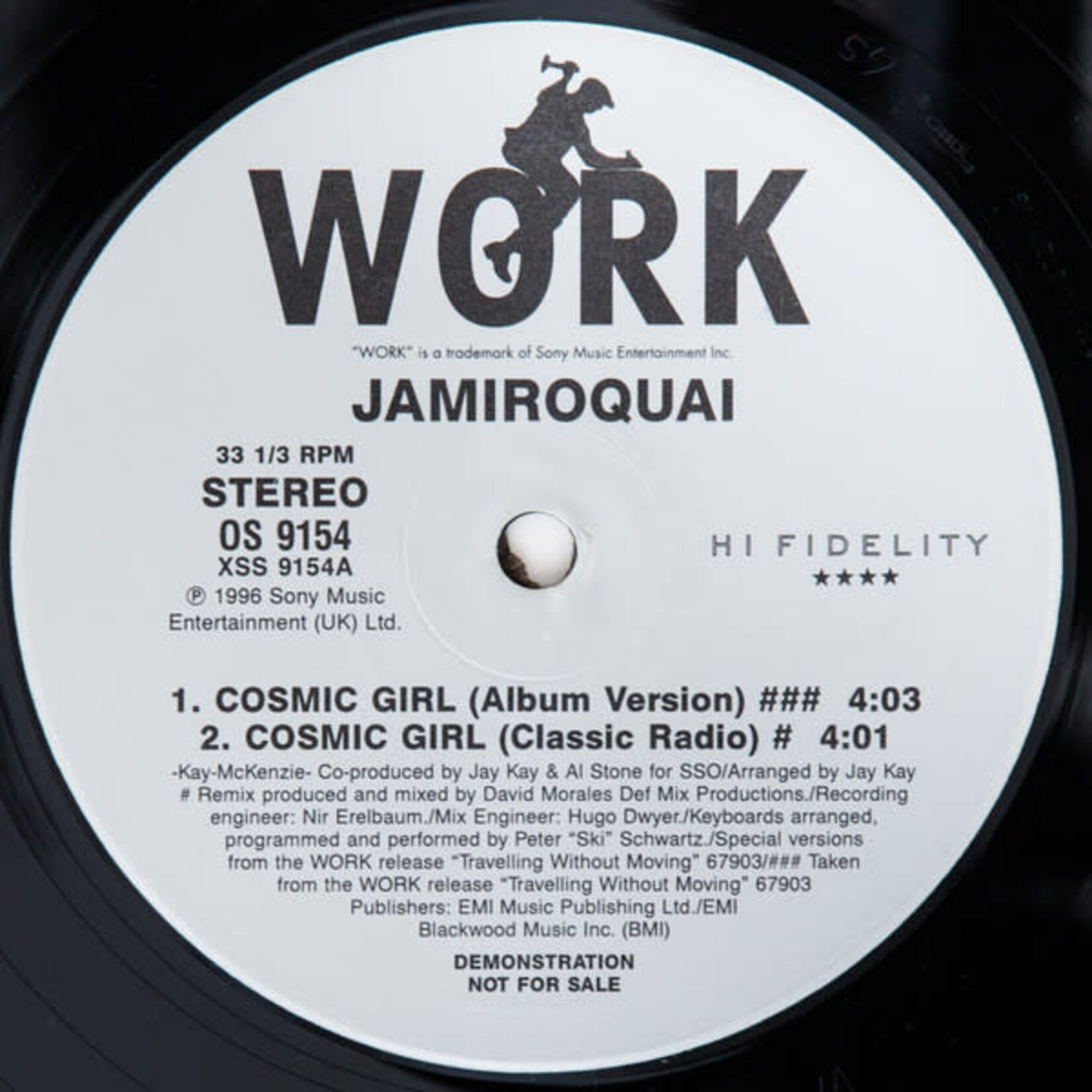 [Nick's Disk Pics] Jamiroquai: Cosmic Girl (1996, USA, 2x12" Single, Ex)[WORK]