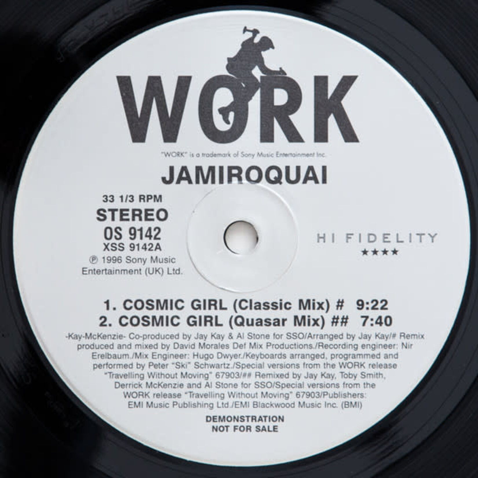 [Nick's Disk Pics] Jamiroquai: Cosmic Girl (1996, USA, 2x12" Single, Ex)[WORK]