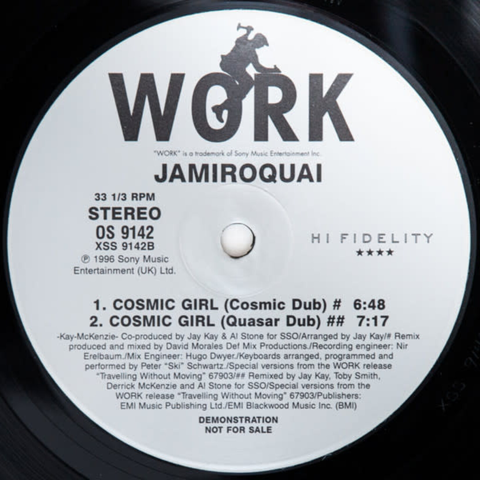 [Nick's Disk Pics] Jamiroquai: Cosmic Girl (1996, USA, 2x12" Single, Ex)[WORK]