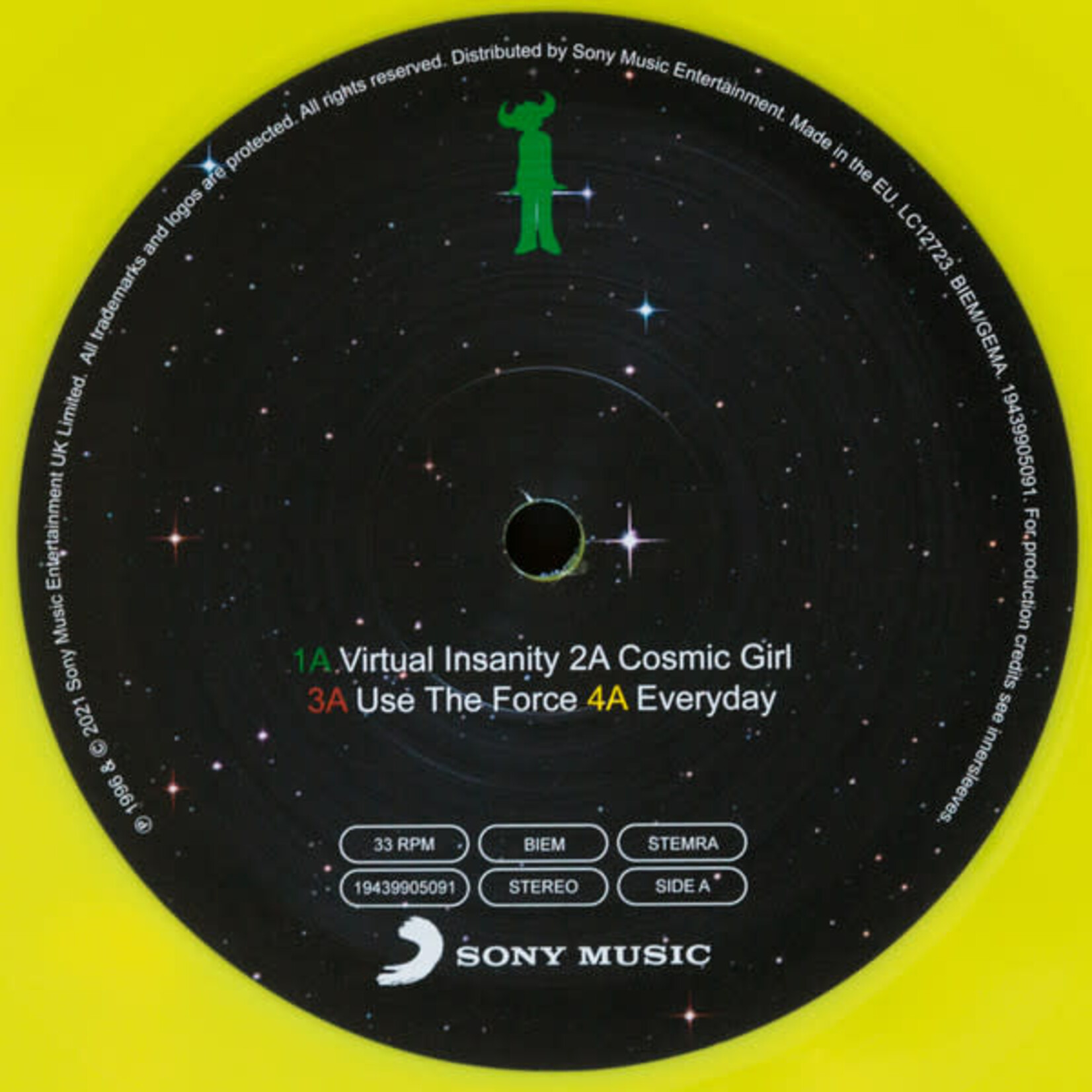 [Nick's Disk Pics] Jamiroquai: Travelling Without Moving (2022, Europe, Limited Edition, Yellow, Sealed) [SONY]