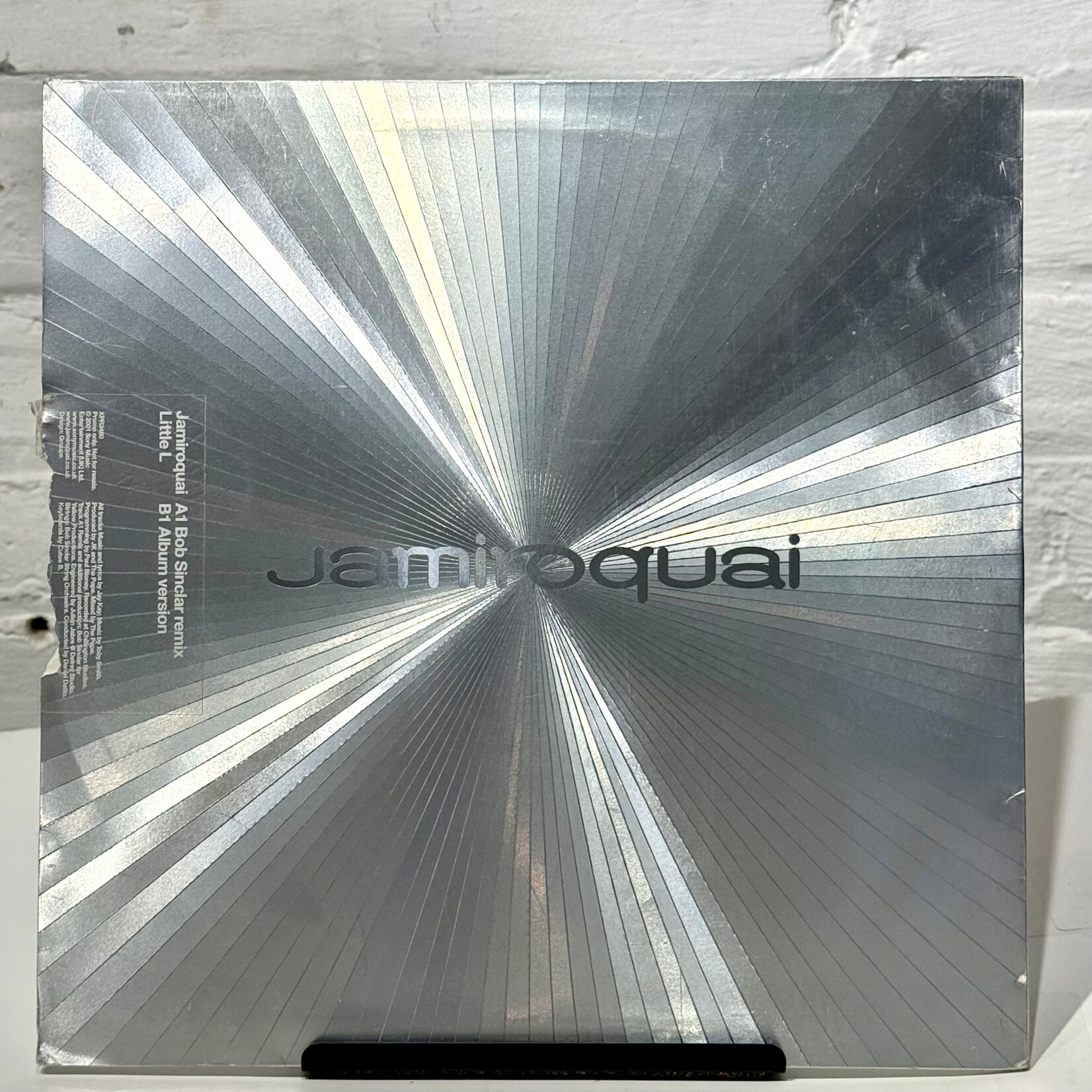 [Nick's Disk Pics] Jamiroquai: A Funk Odyssey Sampler / Little L (2001, Canada, 12" Single, Ex) [SONY]