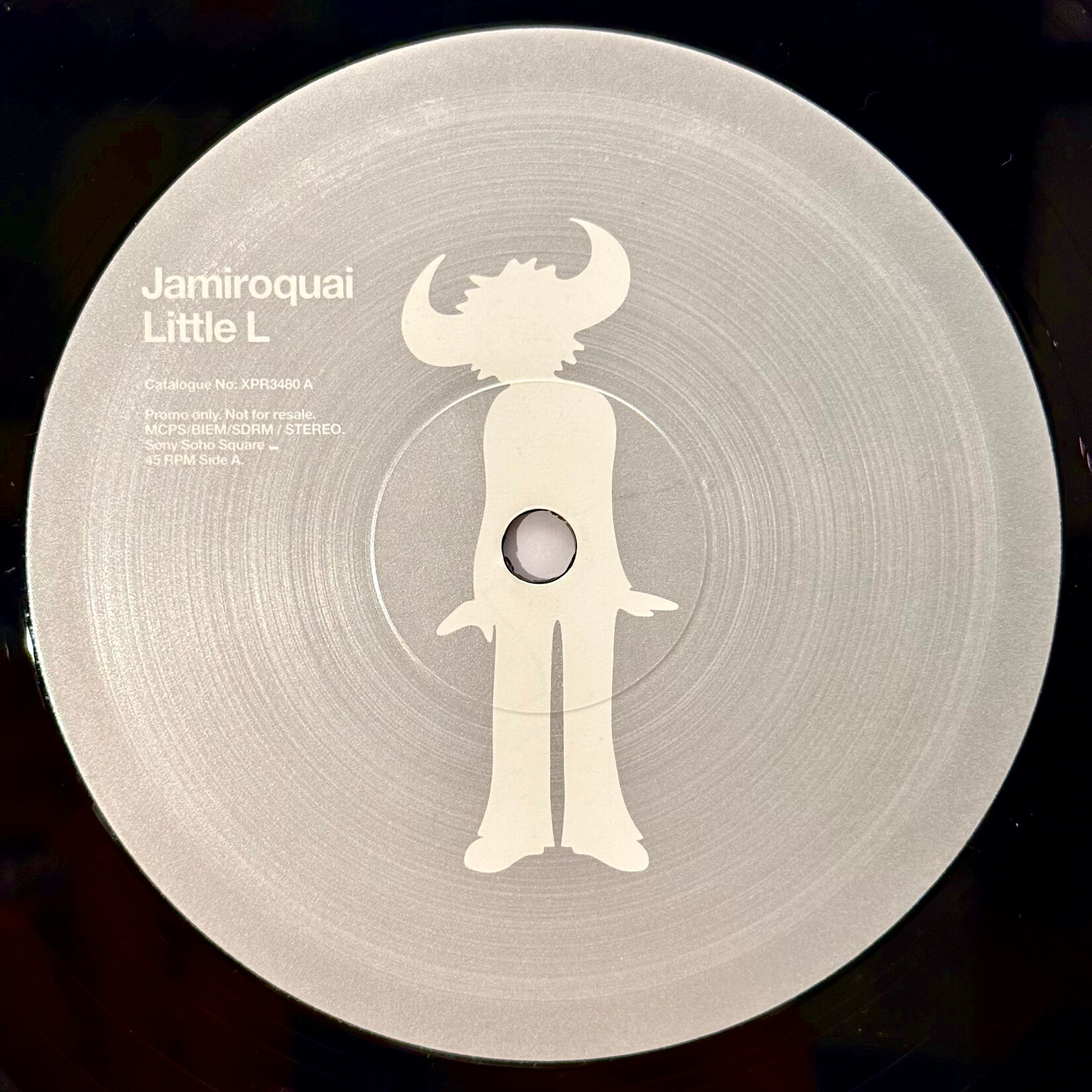 [Nick's Disk Pics] Jamiroquai: A Funk Odyssey Sampler / Little L (2001, Canada, 12" Single, Ex) [SONY]