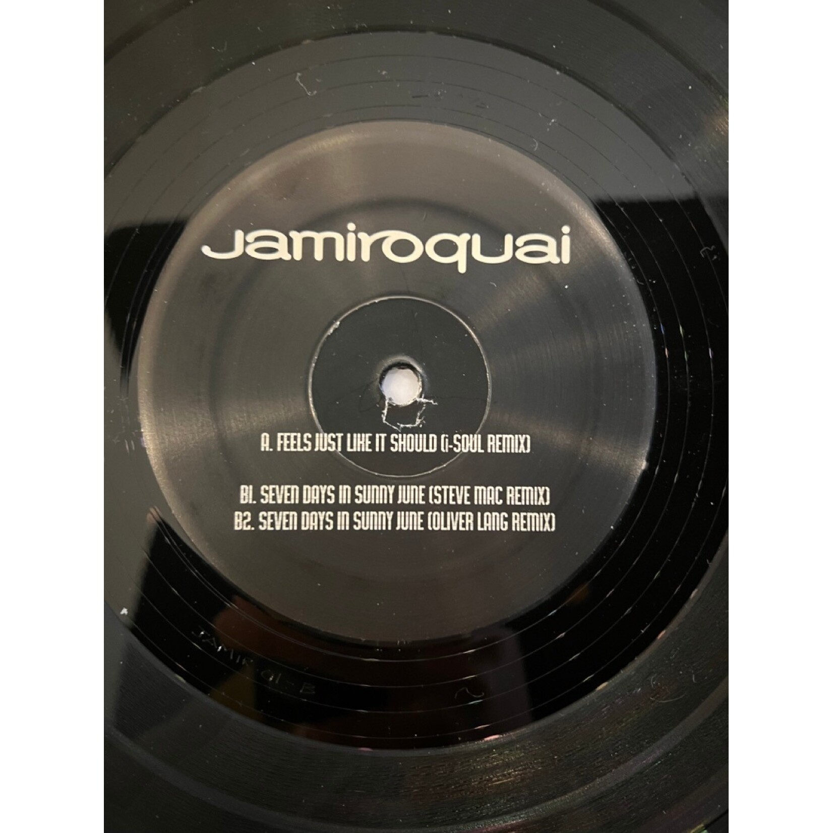 [Nick's Disk Pics] Jamiroquai: Feels Just Like It Should (2005, UK, 12", Ex)