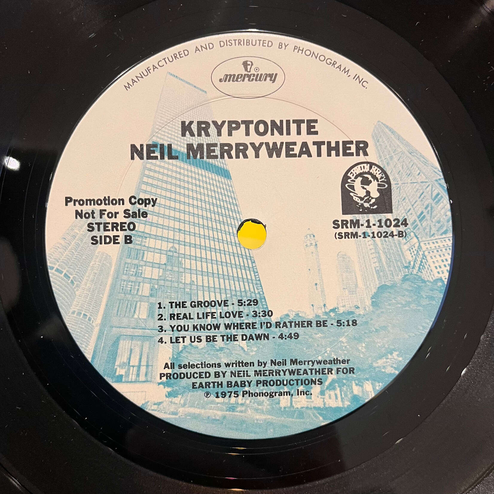 [Nick's Disk Pics] Merryweather, Neil: Kryptonite (1975, USA, Promo, VG+)[MERCURY]