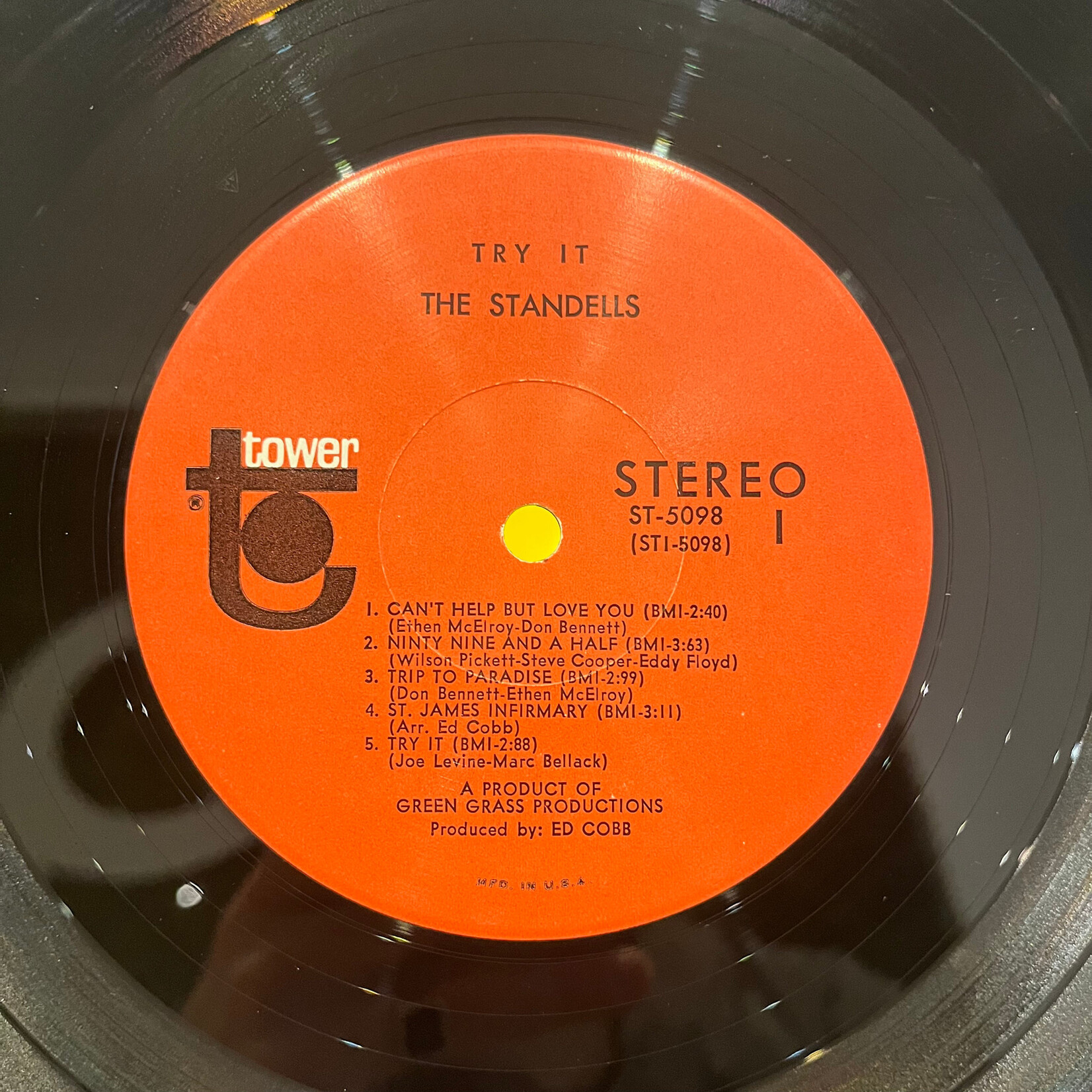 [Nick's Disk Pics] Standells: Try It (1967, US, Stereo, NM)[TOWER]
