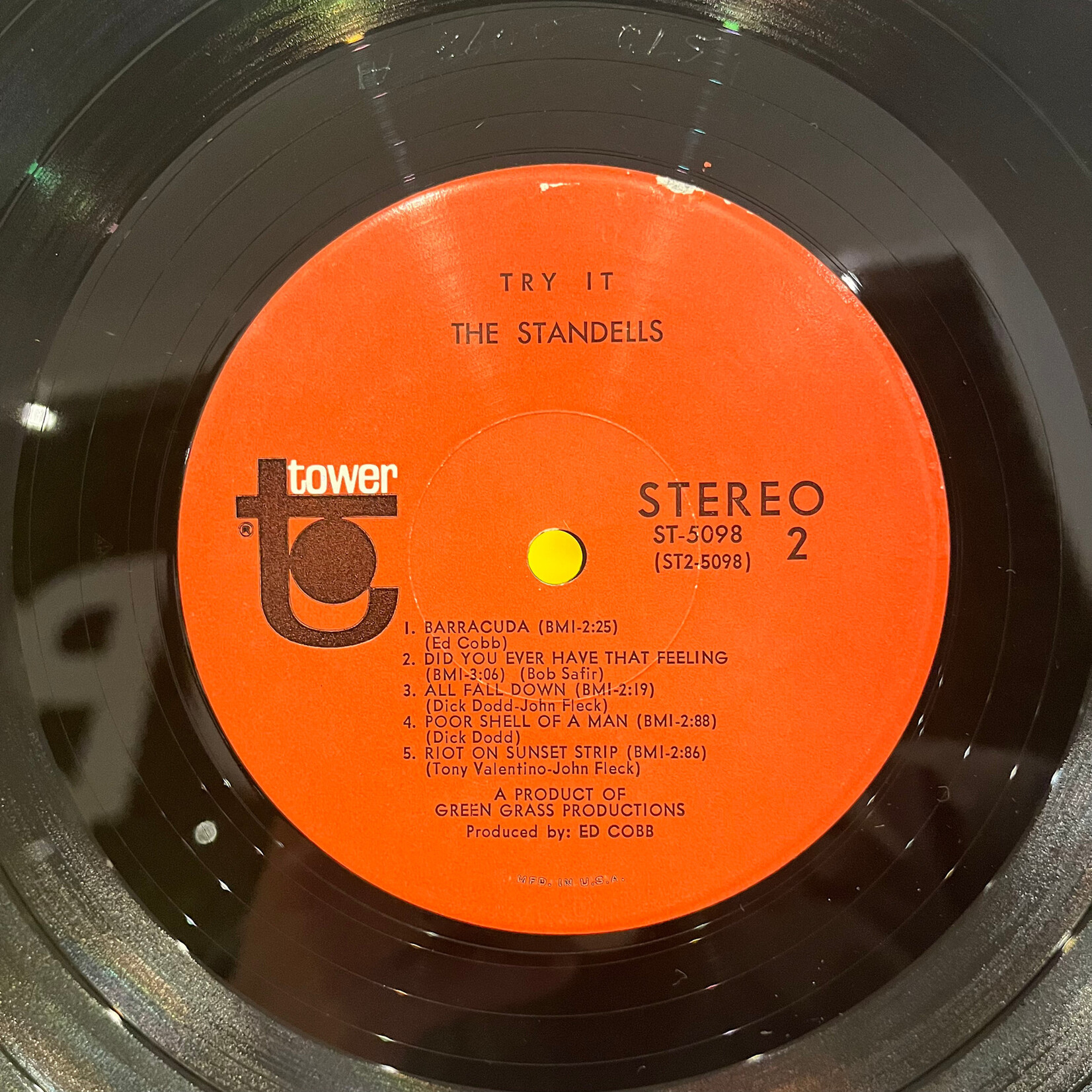 [Nick's Disk Pics] Standells: Try It (1967, US, Stereo, NM)[TOWER]