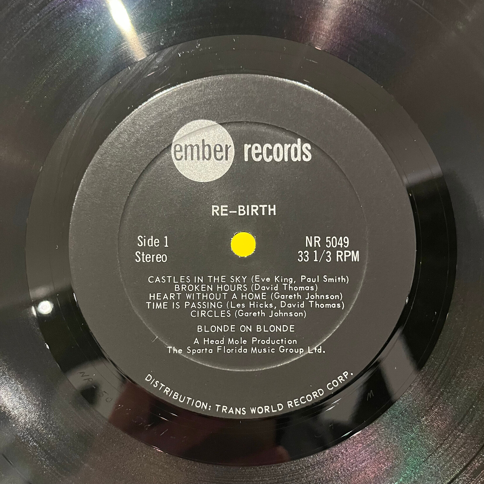 [Nick's Disk Pics] Blonde On Blonde: Rebirth (1970 Press, NM/VG+) [EMBER]