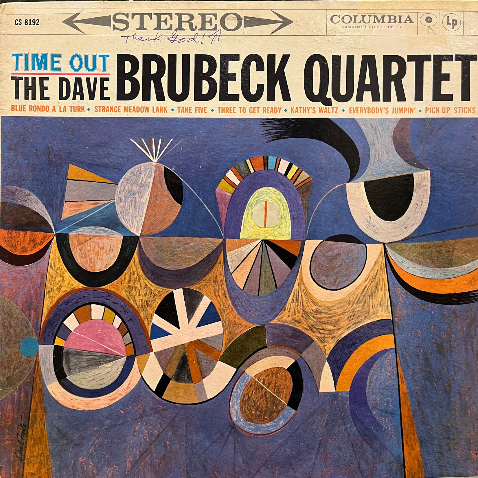[Nick's Disk Pics] Dave Brubeck Quartet: Time Out (1961, US, Original Cover, early Stereo, VG+)[COLUMBIA]