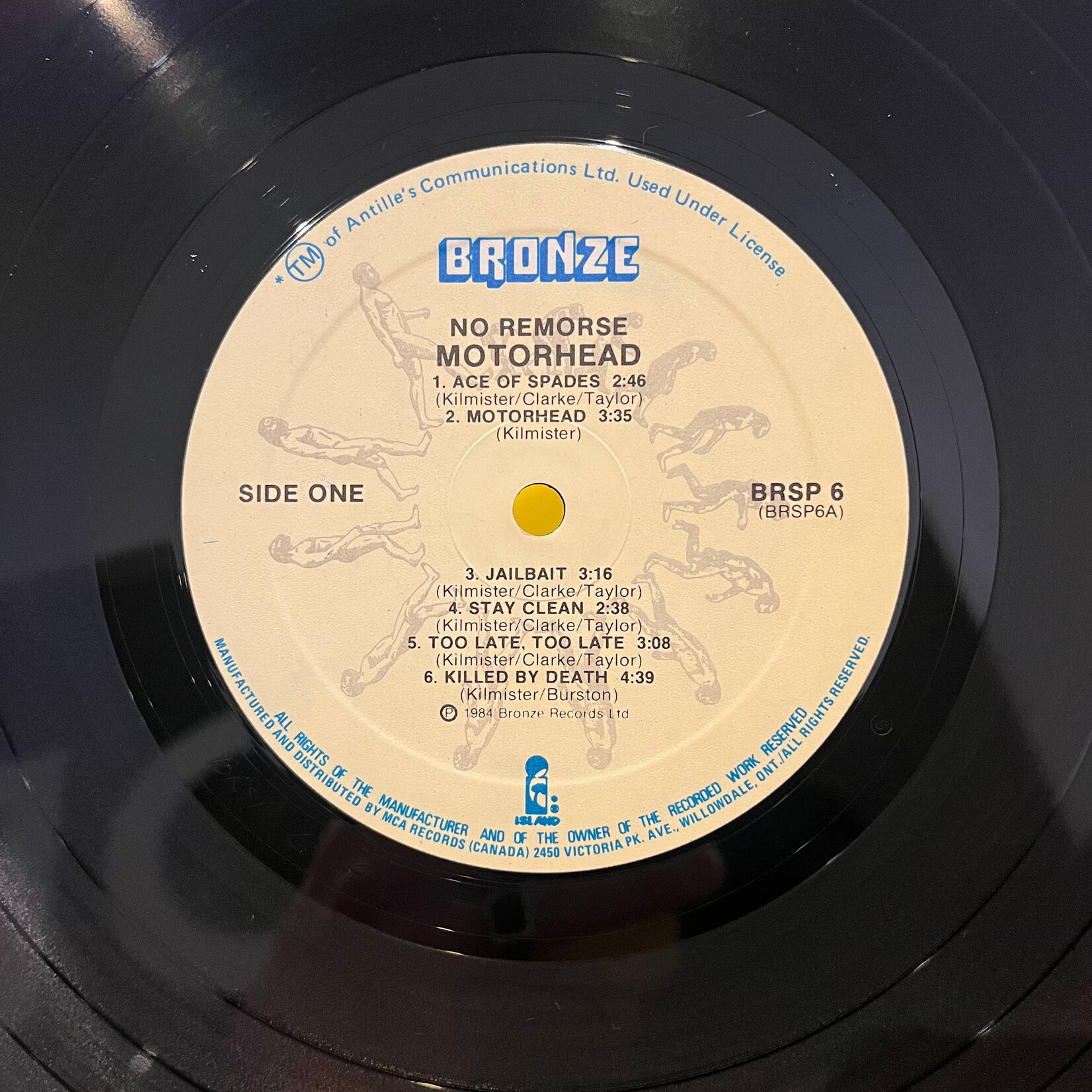 [Nick's Disk Pics] Motörhead: No Remorse (1984, Canada, 1st Press, Leather Sleeve, VG+)[BRONZE]