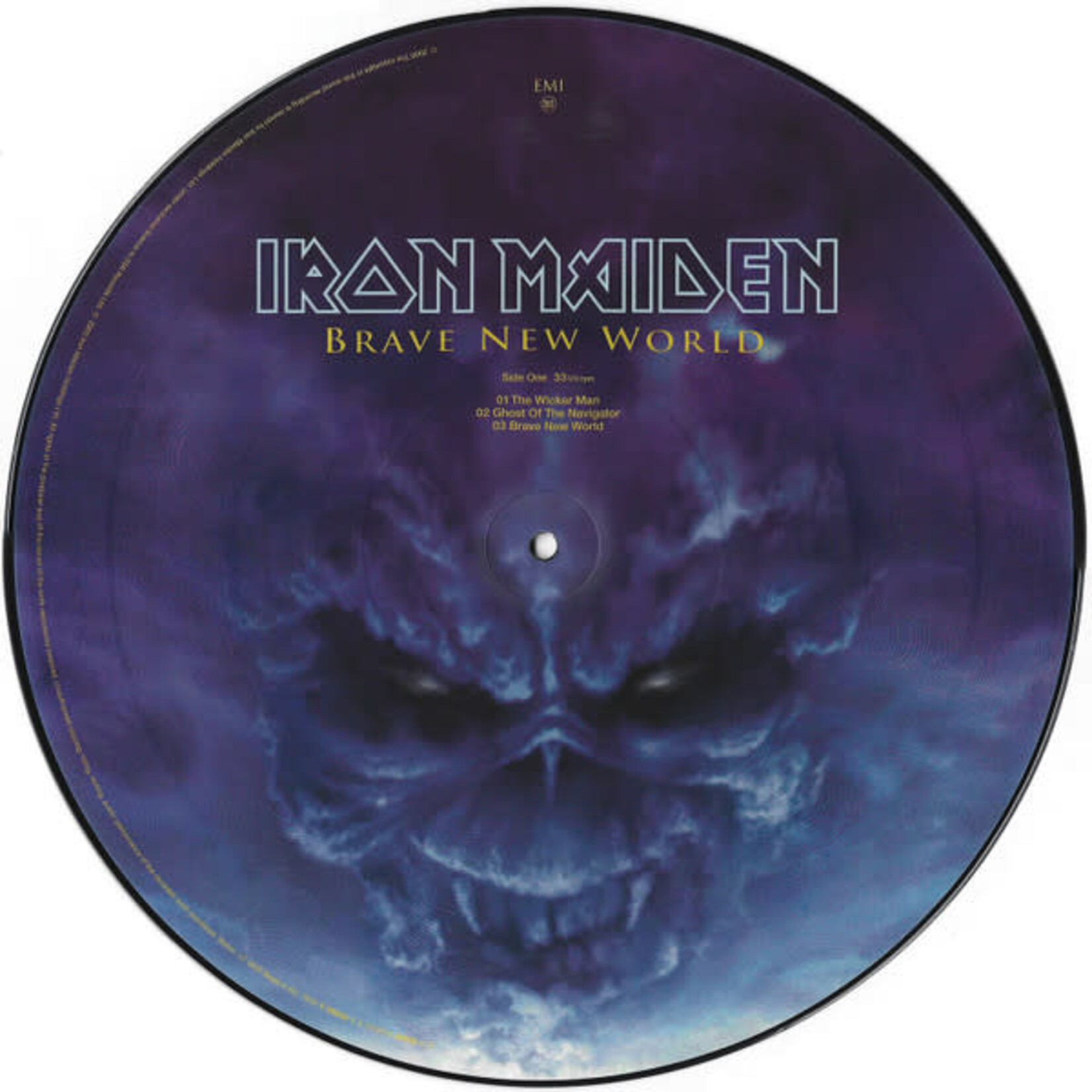 [Nick's Disk Pics] Iron Maiden: Brave New World (2000, UK, 1st Issue Picture Disk, NM)[EMI]