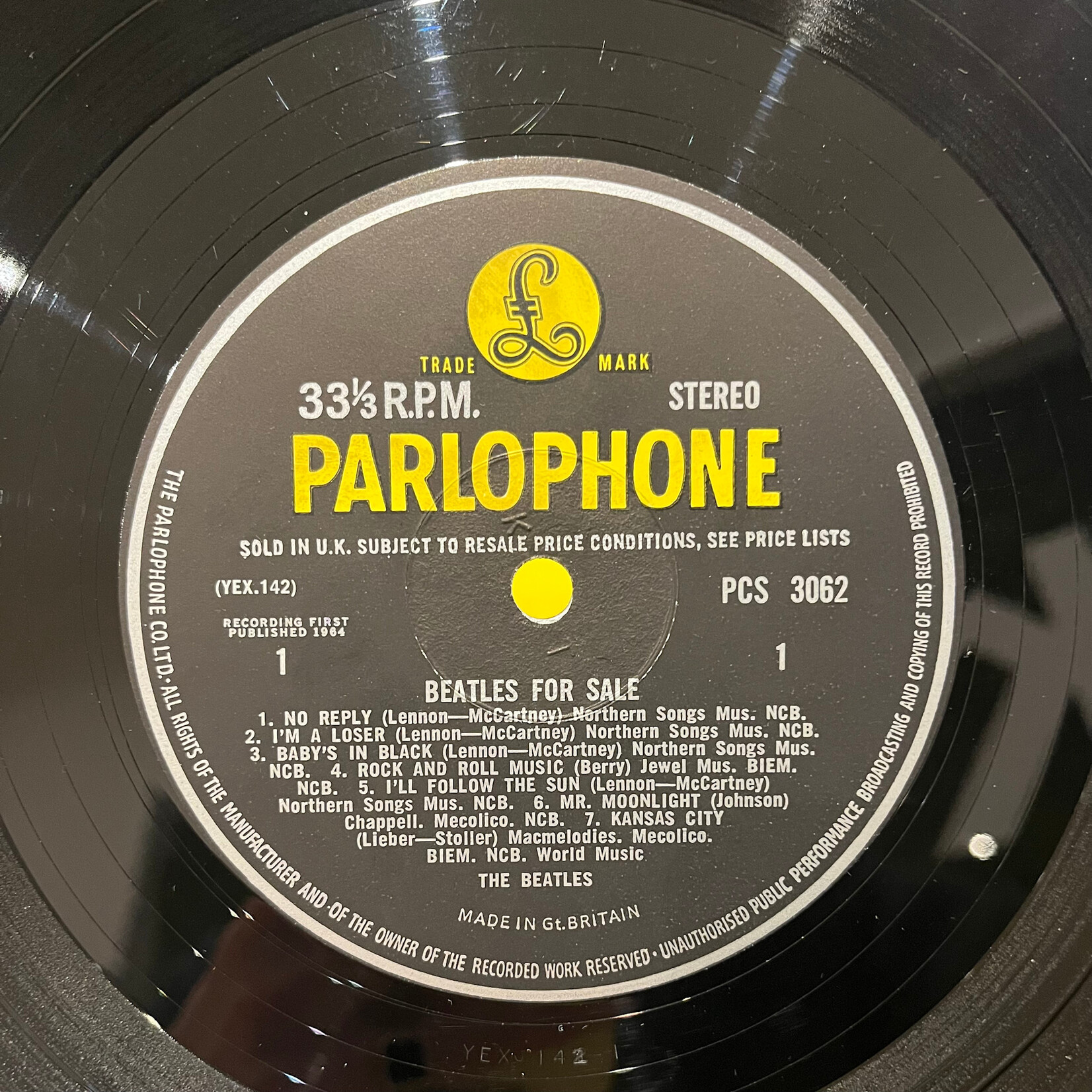 [Nick's Disk Pics] Beatles: Beatles For Sale (1964, UK, Stereo, Matrix, VG+)[PARLOPHONE]