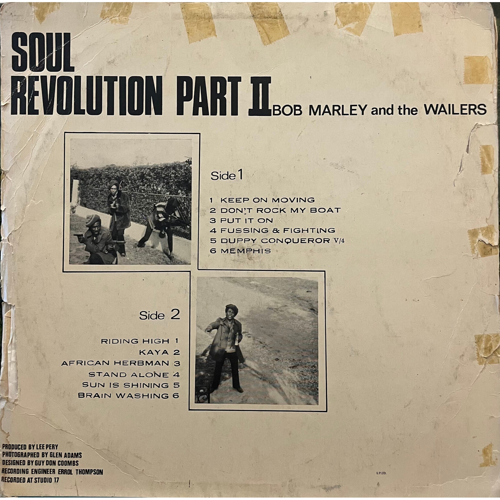 [Nick's Disk Pics] Marley ,Bob And The Wailers: Soul Revolution Part II (Original Jamaica Press, Disc VG) [MAROON]