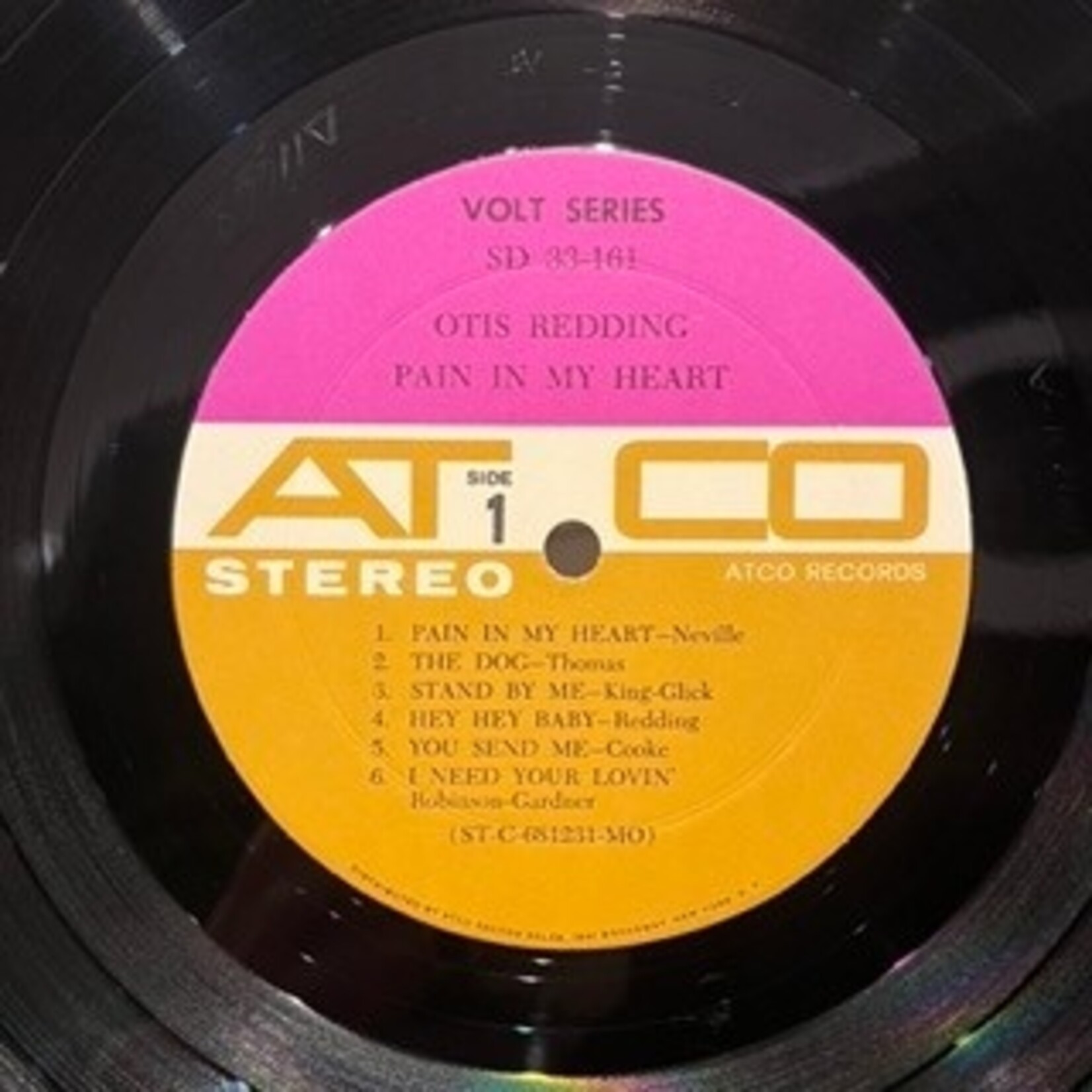 [Nick's Disk Pics] Redding, Otis: Pain In My Heart (1965, US, Stereo, NM) [ATCO]