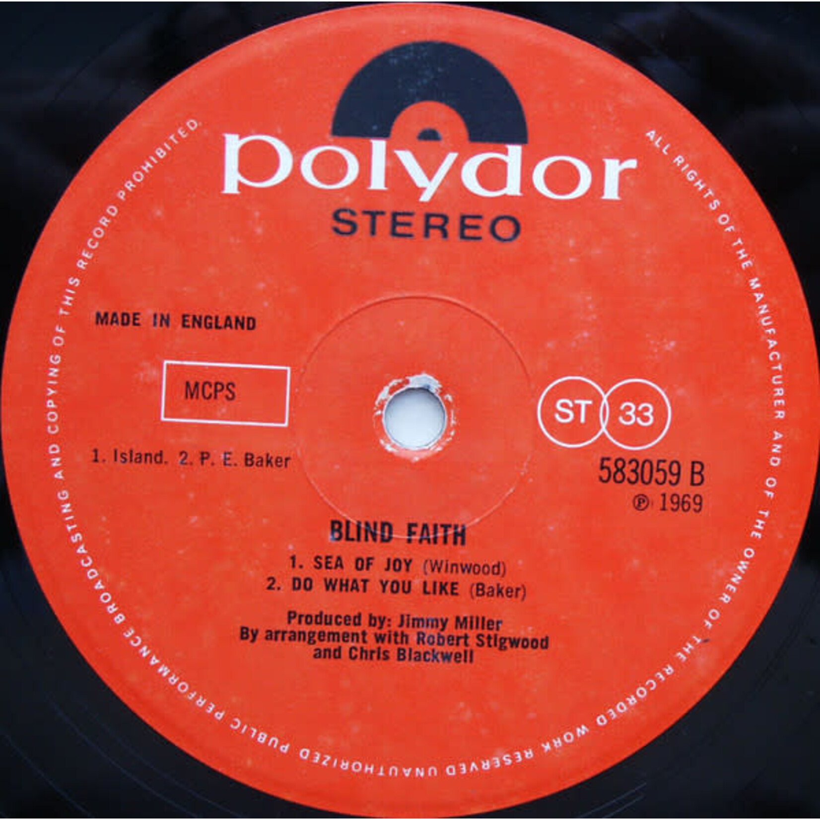 [Nick's Disk Pics] Blind Faith: Self-Titled (1969, UK, Original Pressing, w/Banned Cover, NM) [POLYDOR]