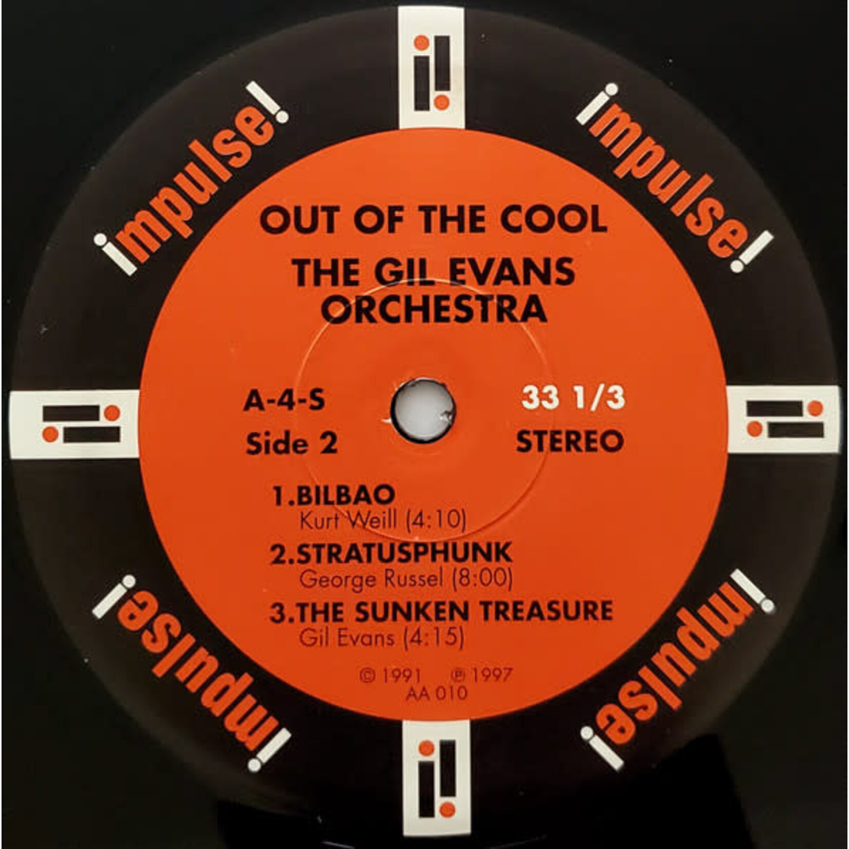 [Kollectible Vinyl] Evans, Gil Orchestra: Out Of The Cool (1997, Germany, Audiophile, Ex)[IMPULSE]