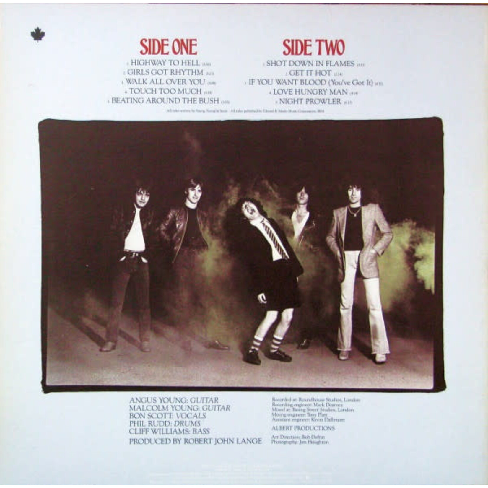 [Nick's Disk Pics] AC/DC: Highway to Hell (1979, CANADA, Promo, NM) [ATLANTIC]