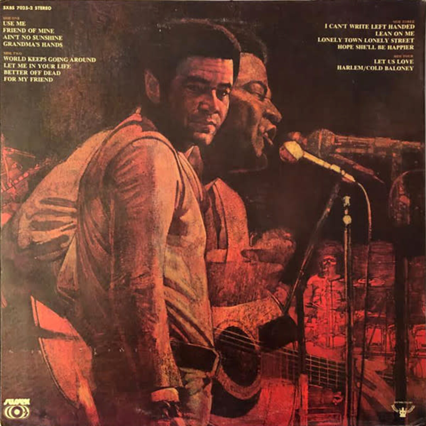 [Nick's Disk Pics] Withers, Bill: Live At Carnegie Hall (1973, US, w/ Inners, NM) [SUSSEX]