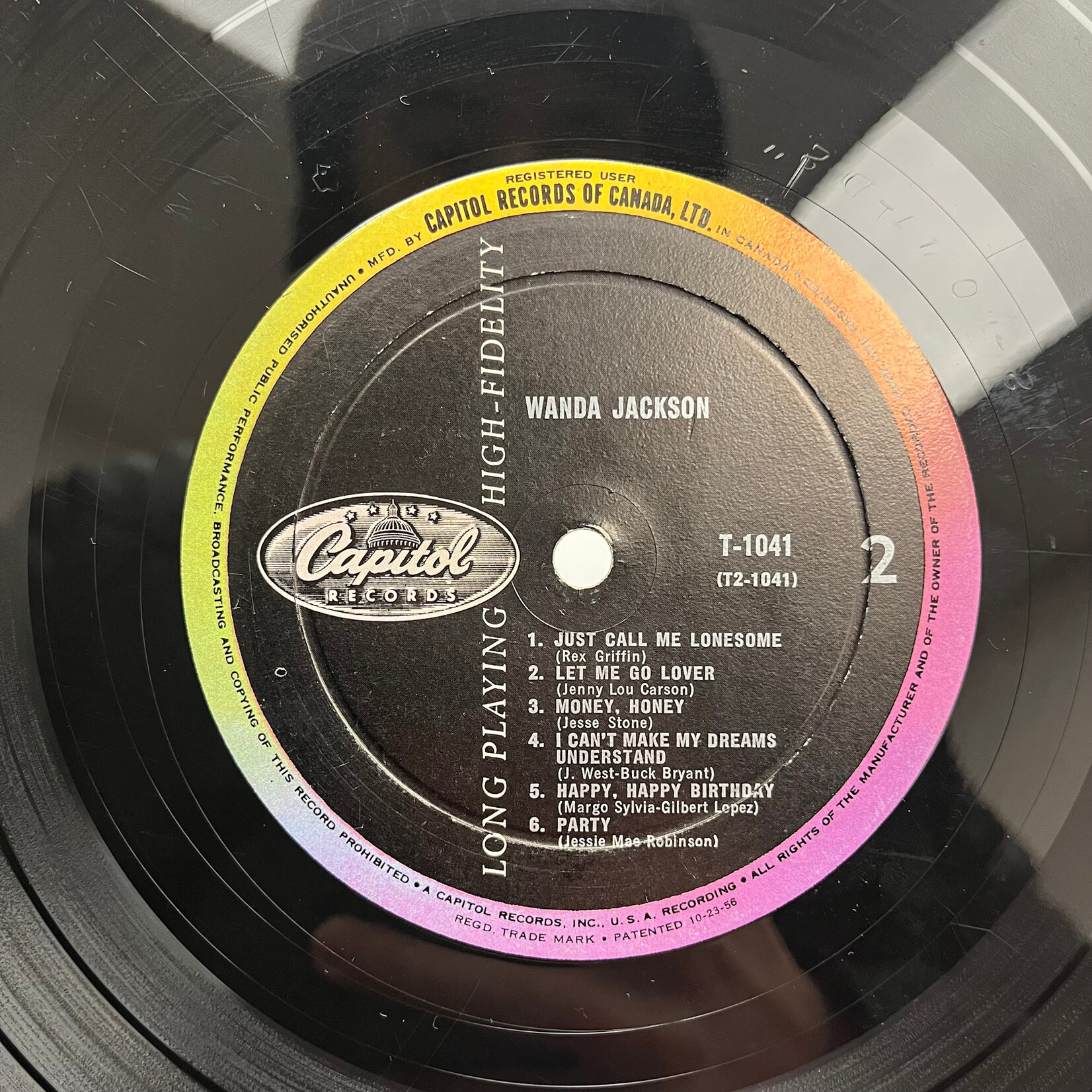[Kollectible Vinyl] Jackson, Wanda: Wanda Jackson (1960, Canada, VG)[CAPITOL]