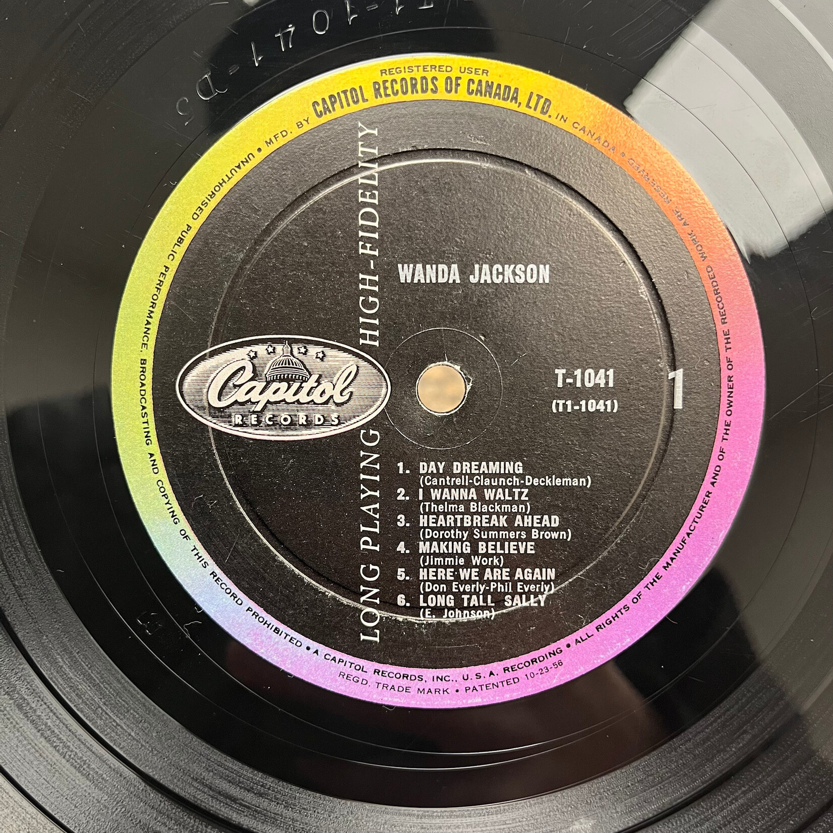[Kollectible Vinyl] Jackson, Wanda: Wanda Jackson (1960, Canada, VG)[CAPITOL]