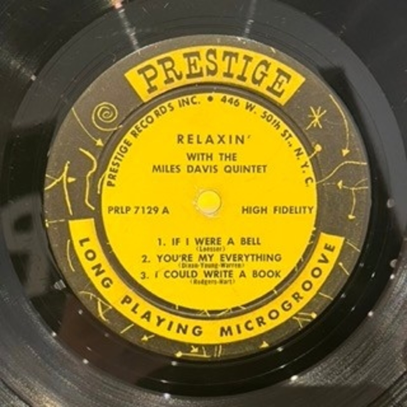 [Nick's Disk Pics] Davis, Miles: Relaxin' With The Miles Davis Quintet (1958, USA, 1st Issue, VG) [PRESTIGE]