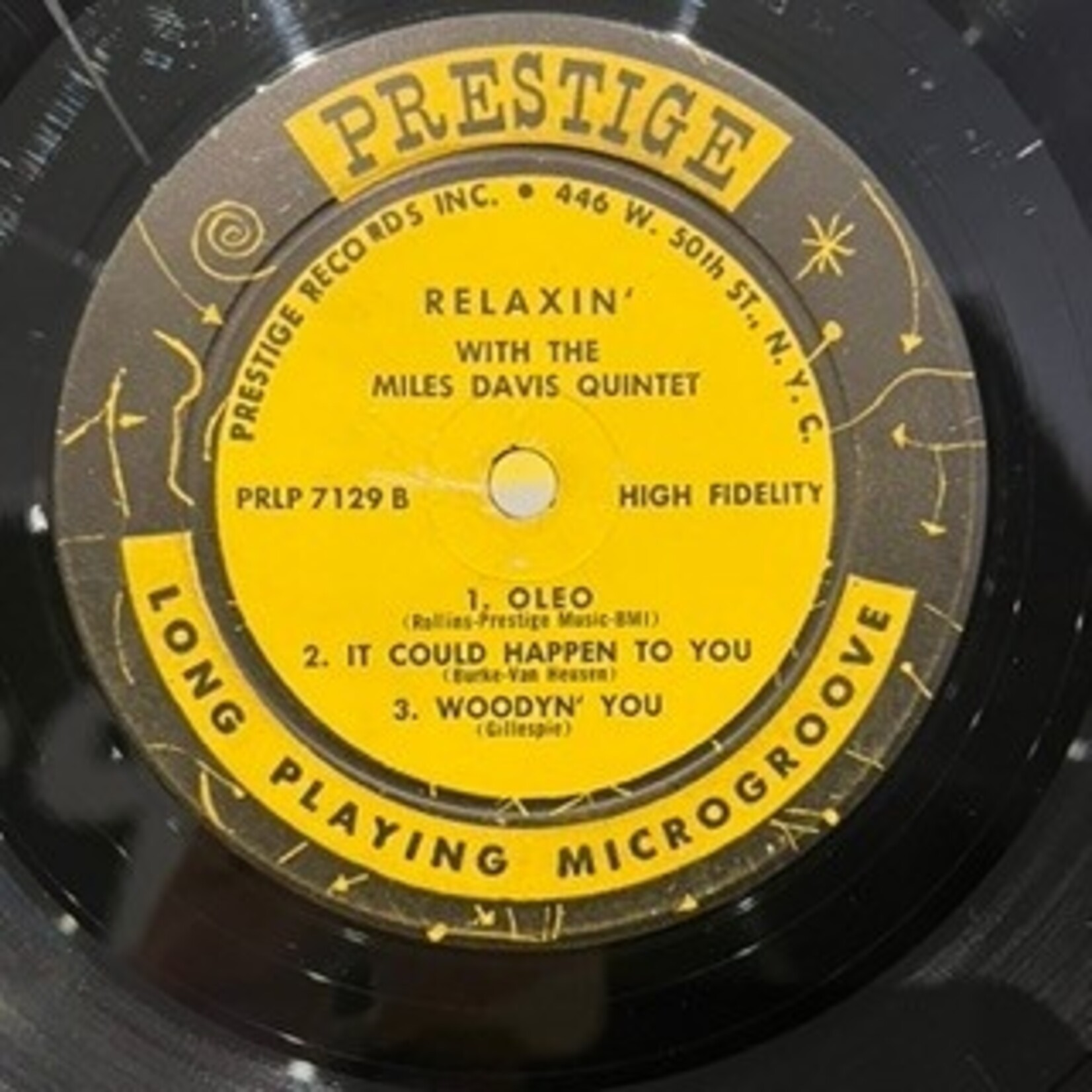 [Nick's Disk Pics] Davis, Miles: Relaxin' With The Miles Davis Quintet (1958, USA, 1st Issue, VG) [PRESTIGE]