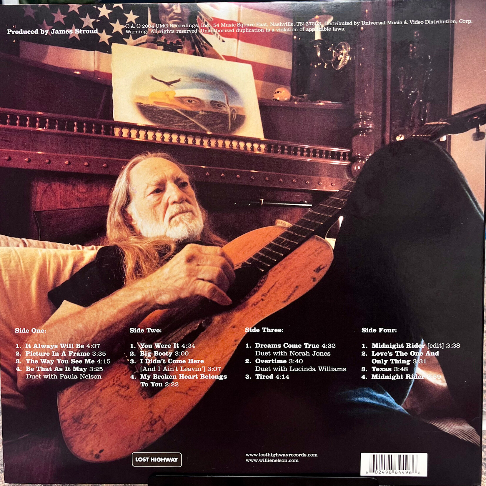 [Kollectible Vinyl] Nelson ,Willie: It Always Will Be (2004, US, VG+)[LOST HIGHWAY]