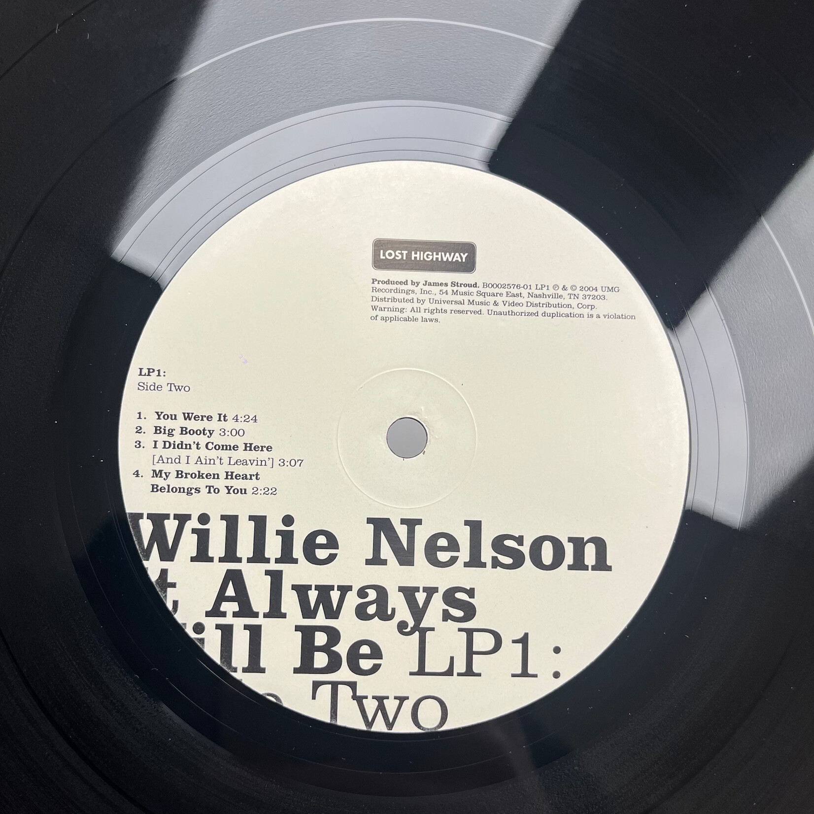 [Kollectible Vinyl] Nelson ,Willie: It Always Will Be (2004, US, VG+)[LOST HIGHWAY]