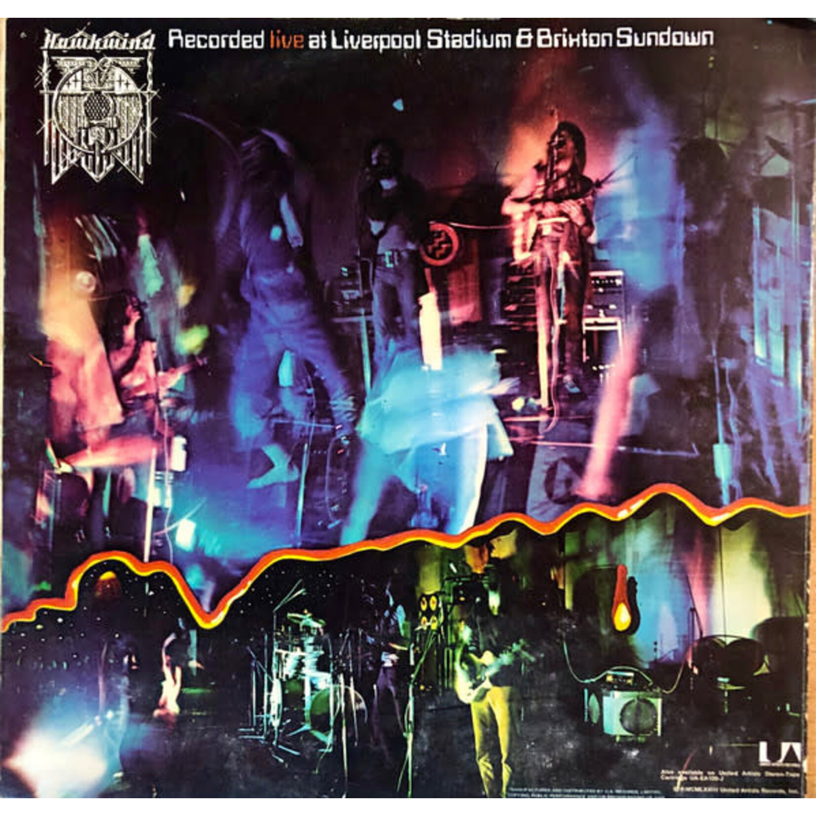 [Nick's Disk Pics] Hawkwind: Space Ritual (1973 Press, Fold-Out Cover, NM) [UNITED ARTISTS]