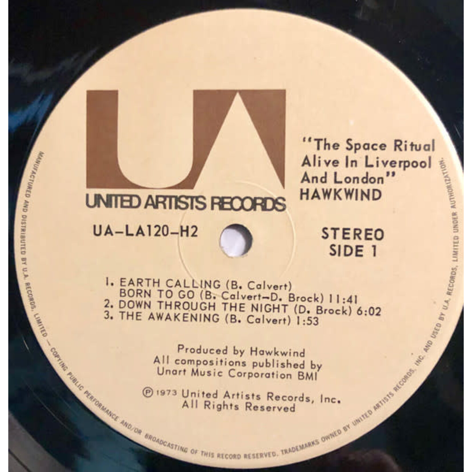 [Nick's Disk Pics] Hawkwind: Space Ritual (1973 Press, Fold-Out Cover, NM) [UNITED ARTISTS]