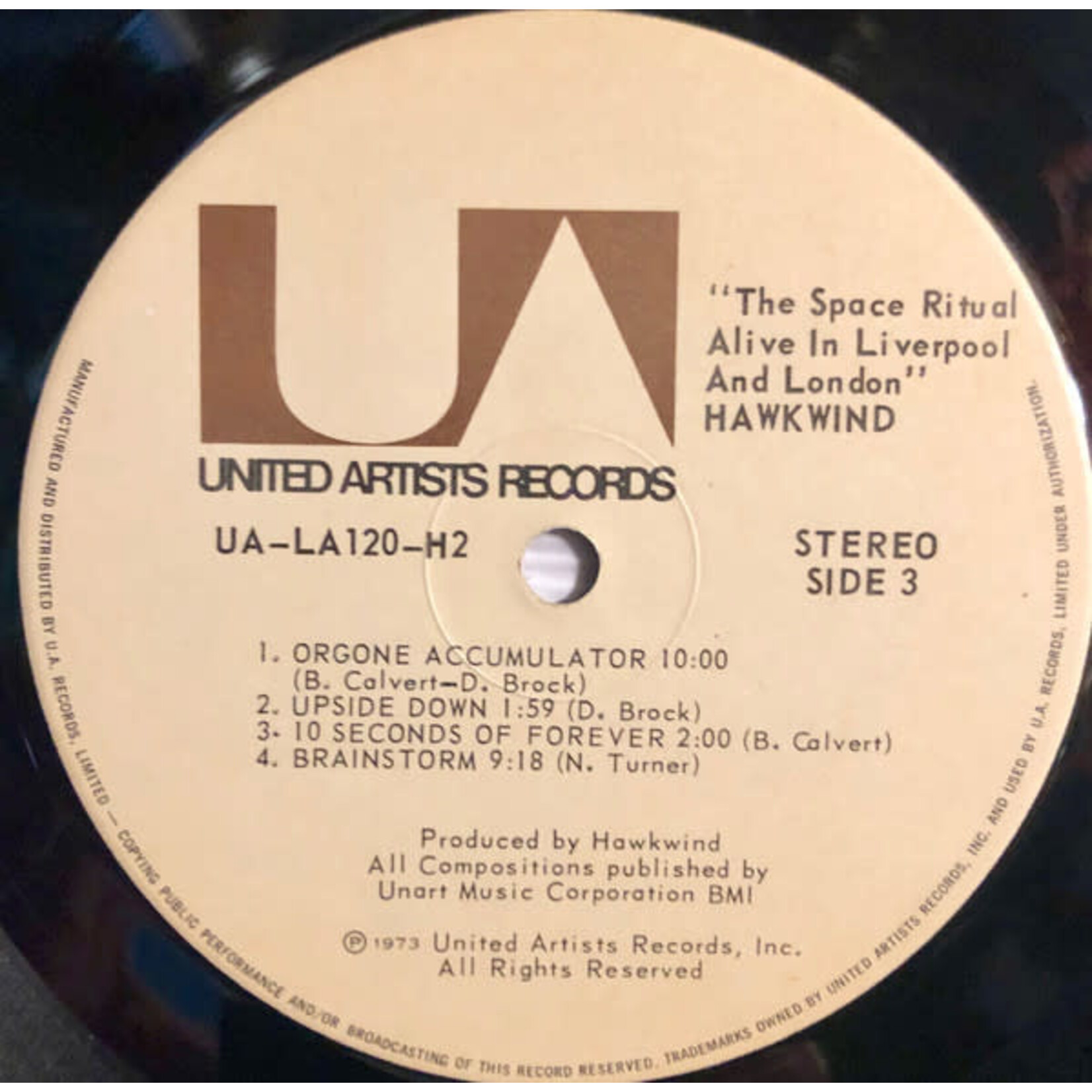 [Nick's Disk Pics] Hawkwind: Space Ritual (1973, Canada, Fold-Out Cover, NM) [UNITED ARTISTS]
